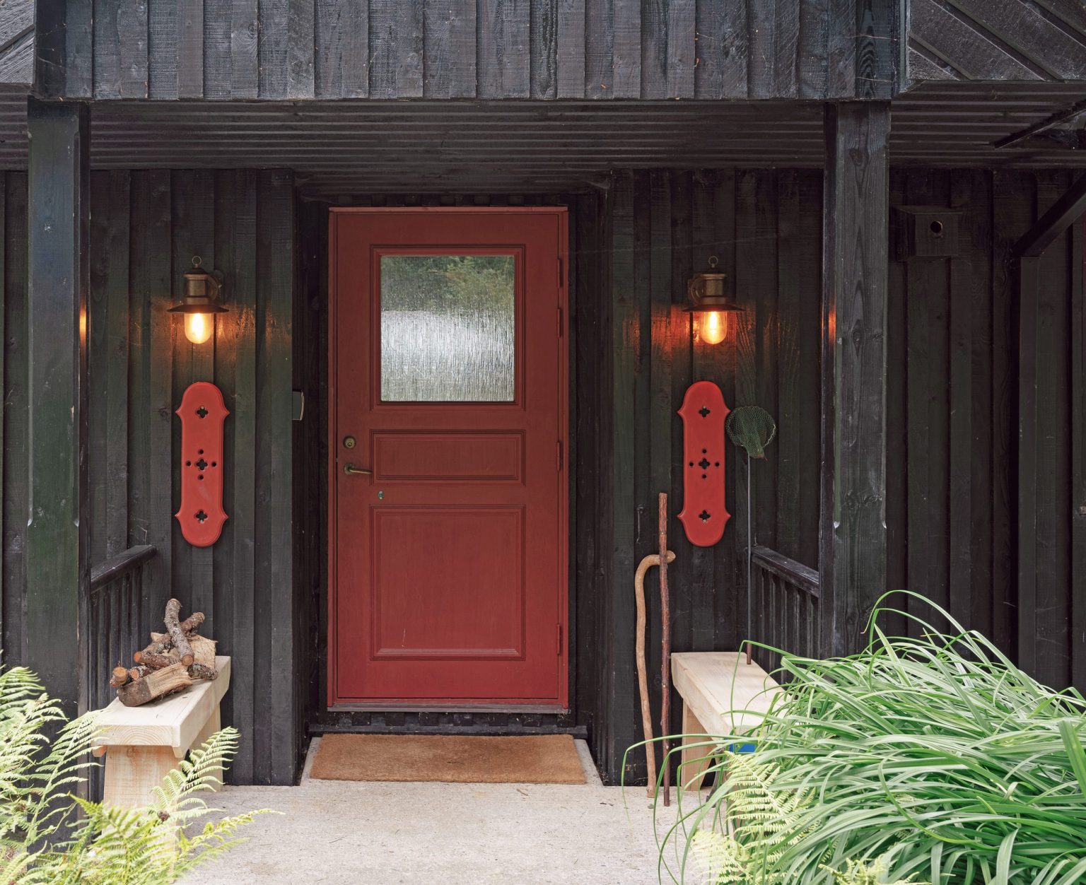 maison en bois sur le loch Sunart