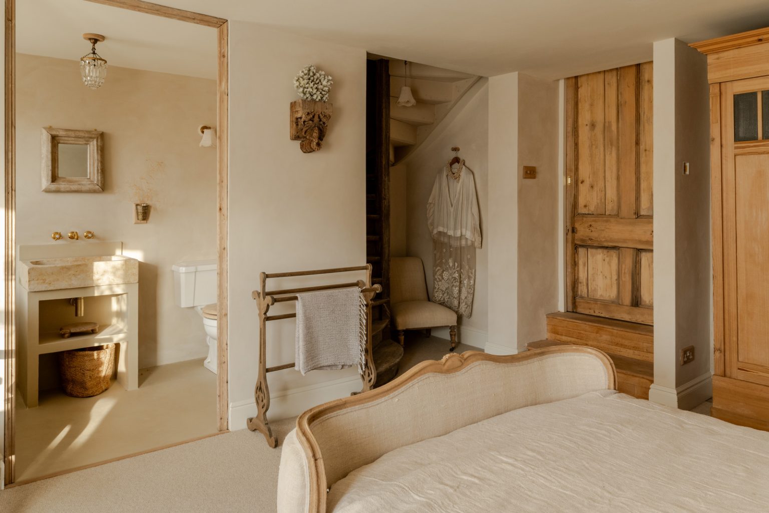 chambre avec salle de bain décoration classique chic