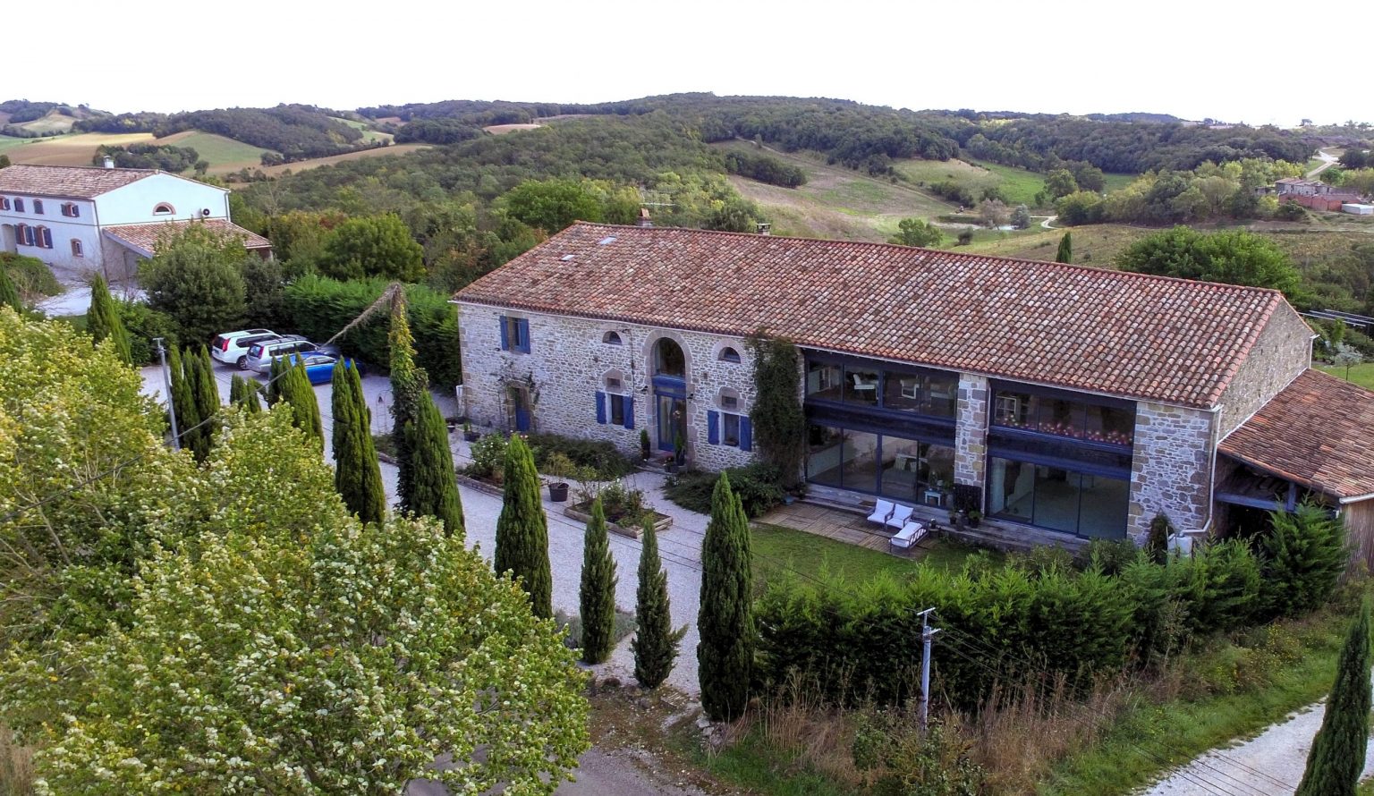 maison en pierres dans le Lauragais