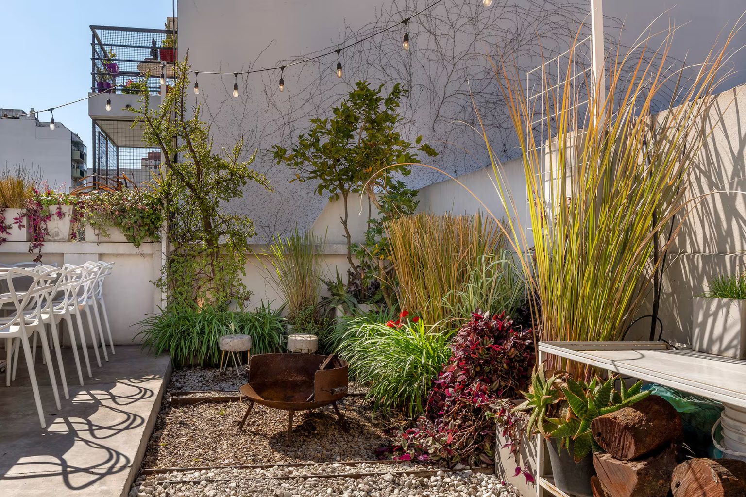 terrasse maison rénovée