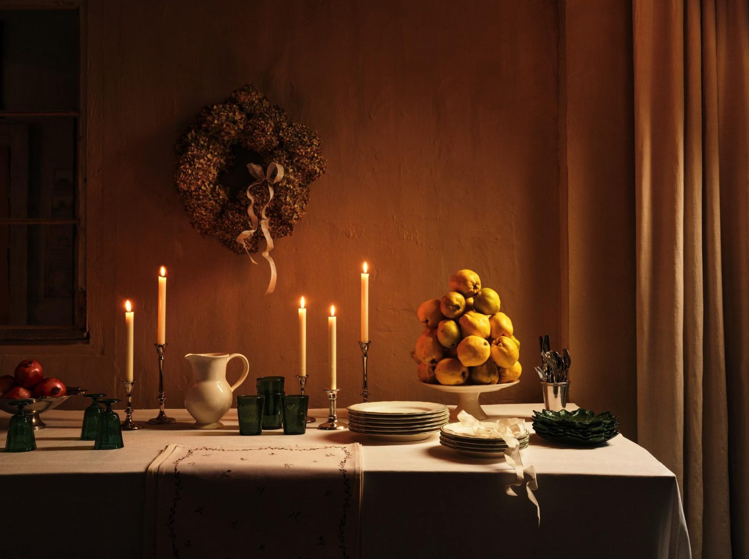 salle à manger rustique chic collection Zara Home Capturing Christmas