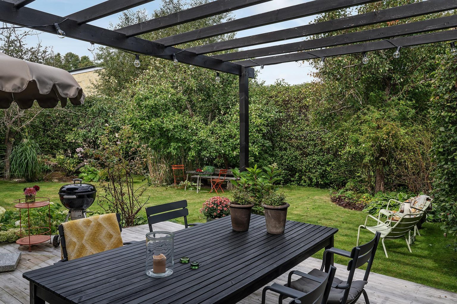 terrasse avec pergola