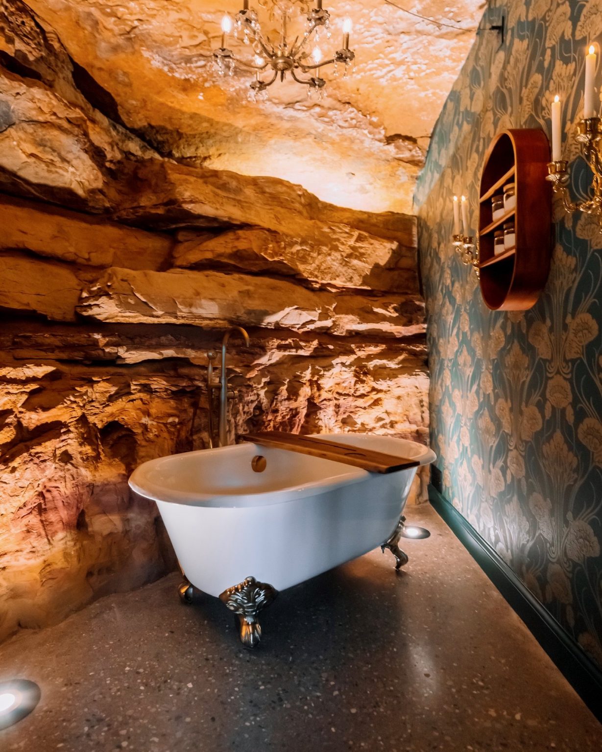 salle de bain The Cave Hocking Hills