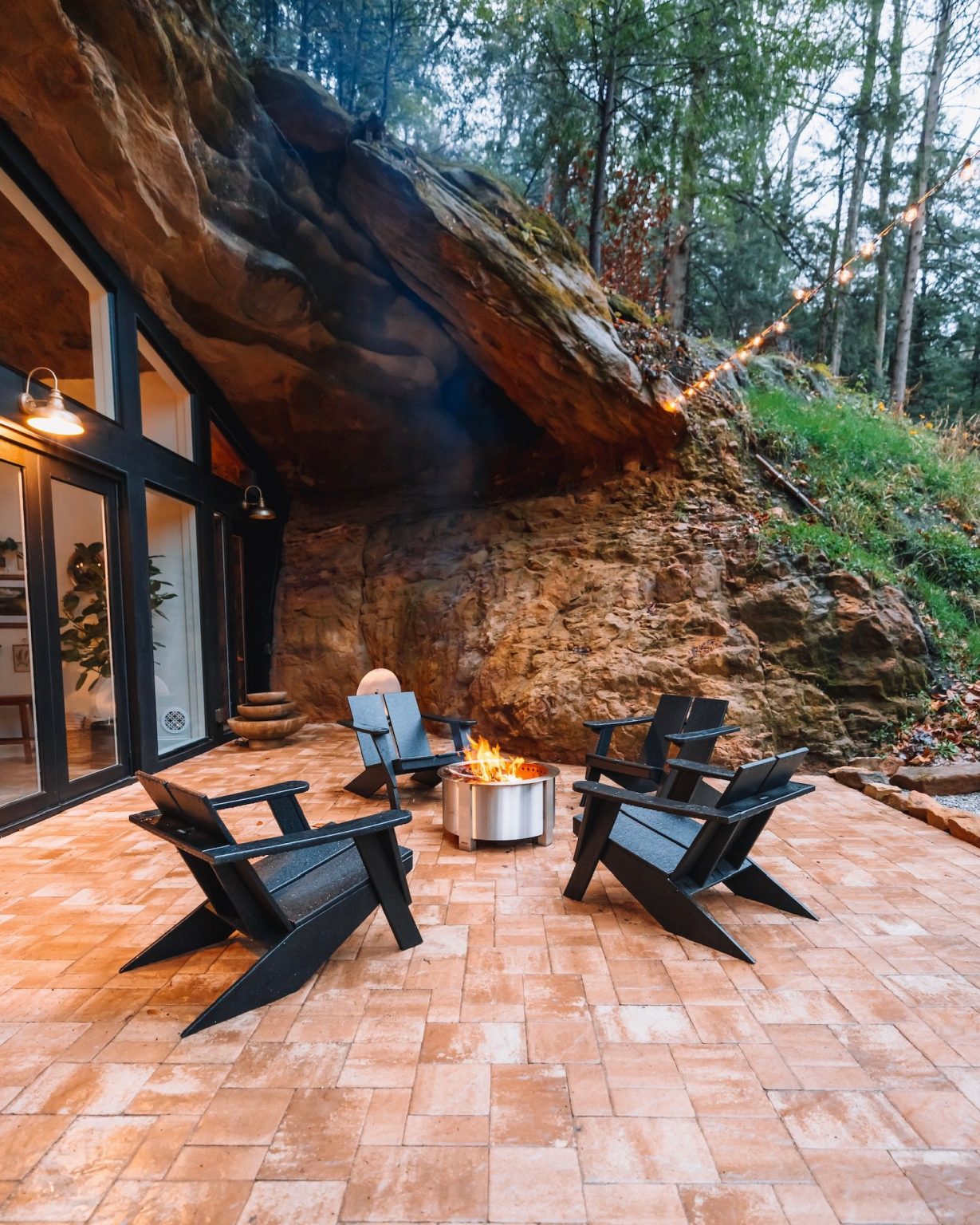 maison troglodyte The Cave Hocking Hills