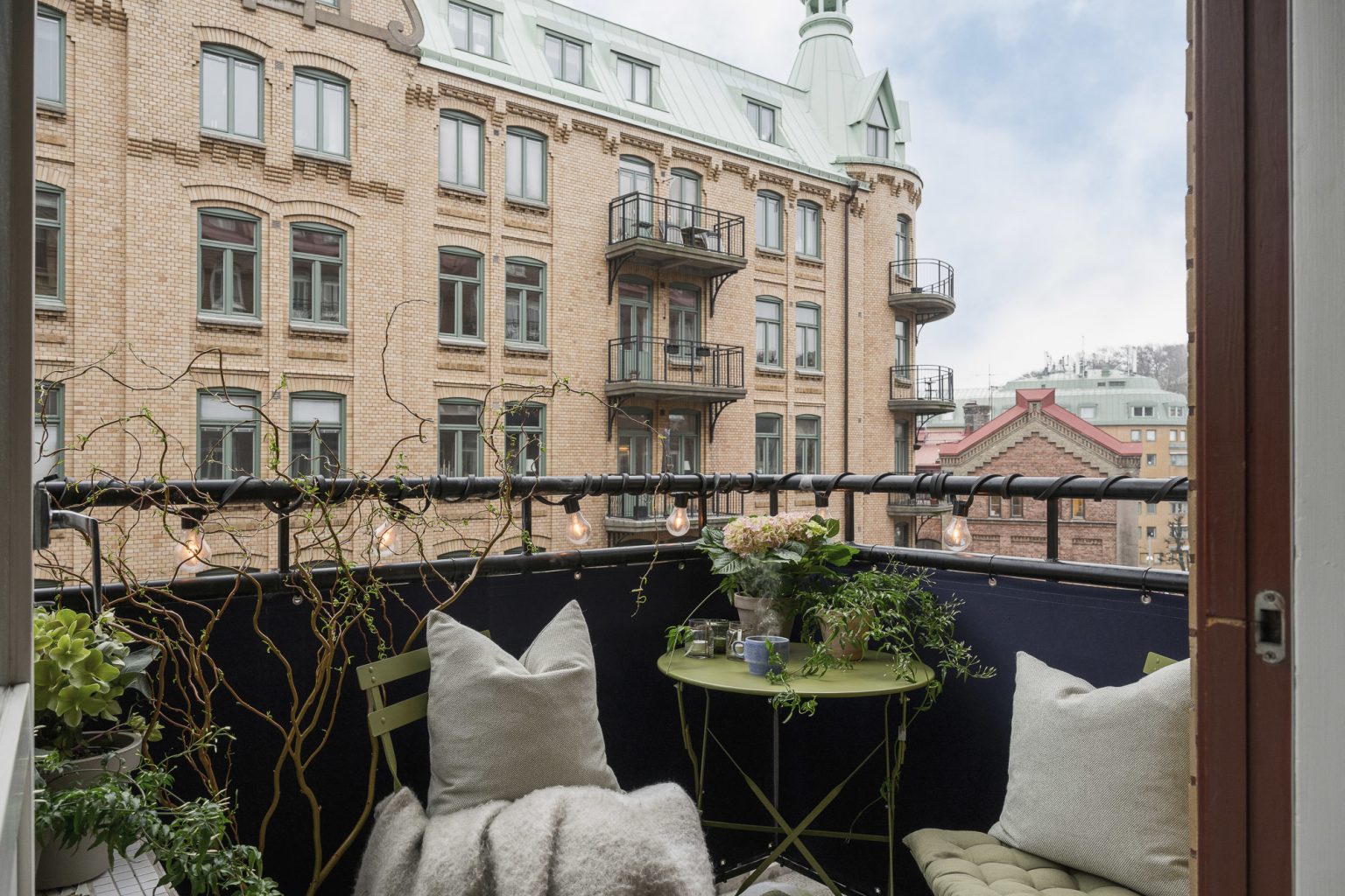 balcon appartement Suède