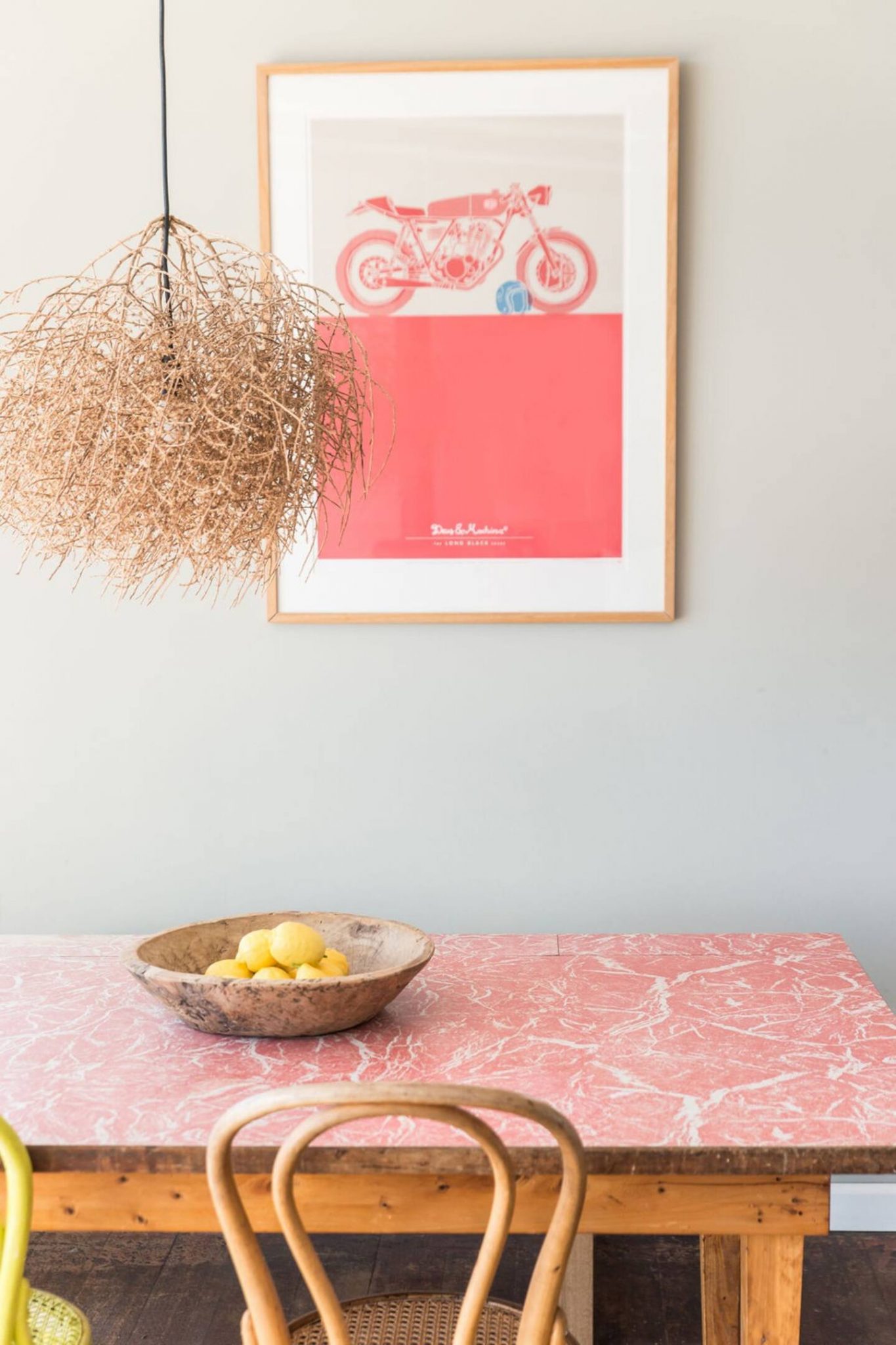 salle à manger décoration contemporaine et vintage Drift Beach Shack Tasmanie