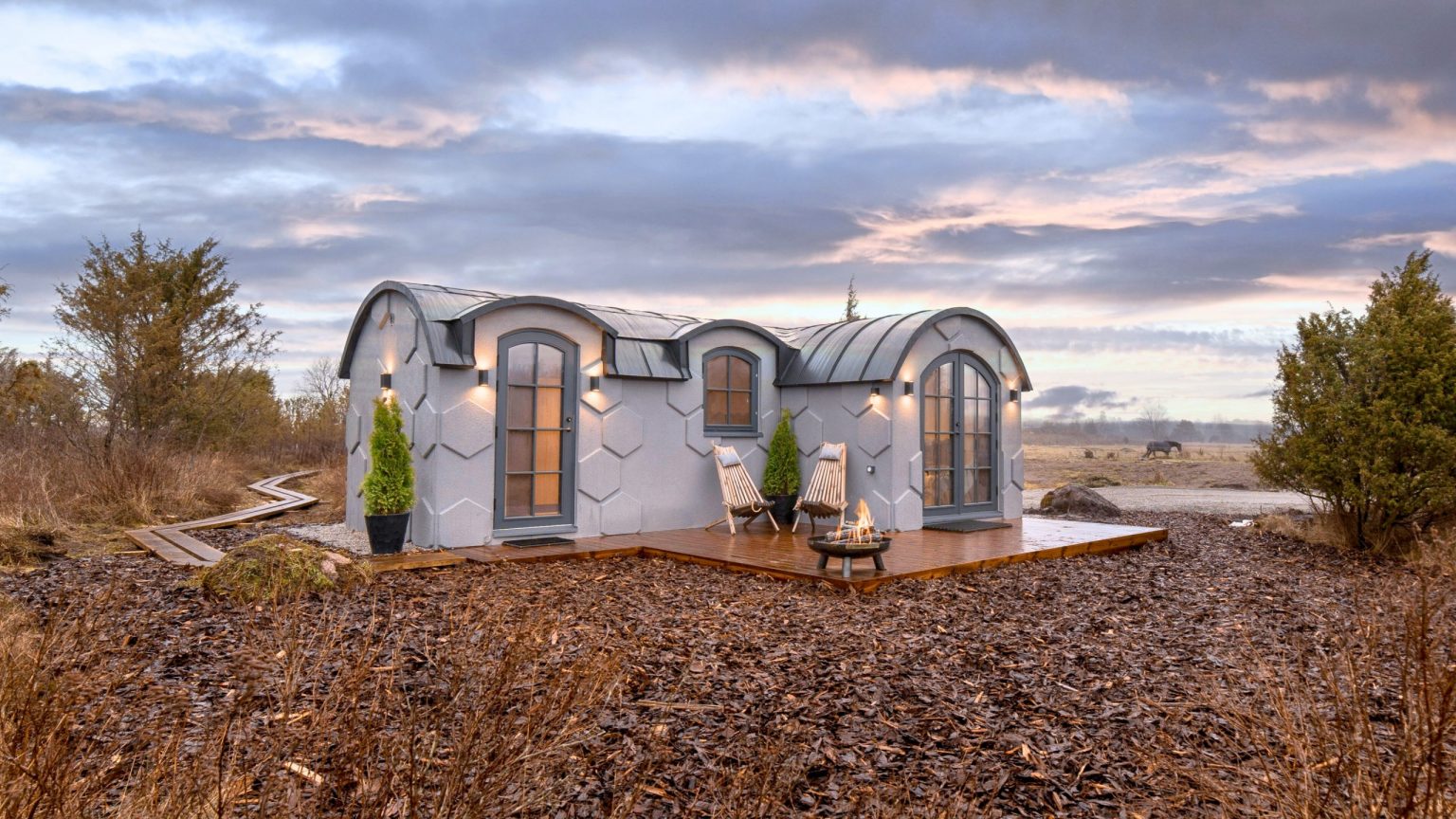 petite maison préfabriquée en béton Revonia