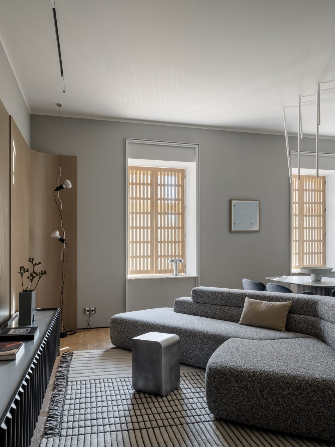 Un appartement moderne de 124m2 dans des tons de gris