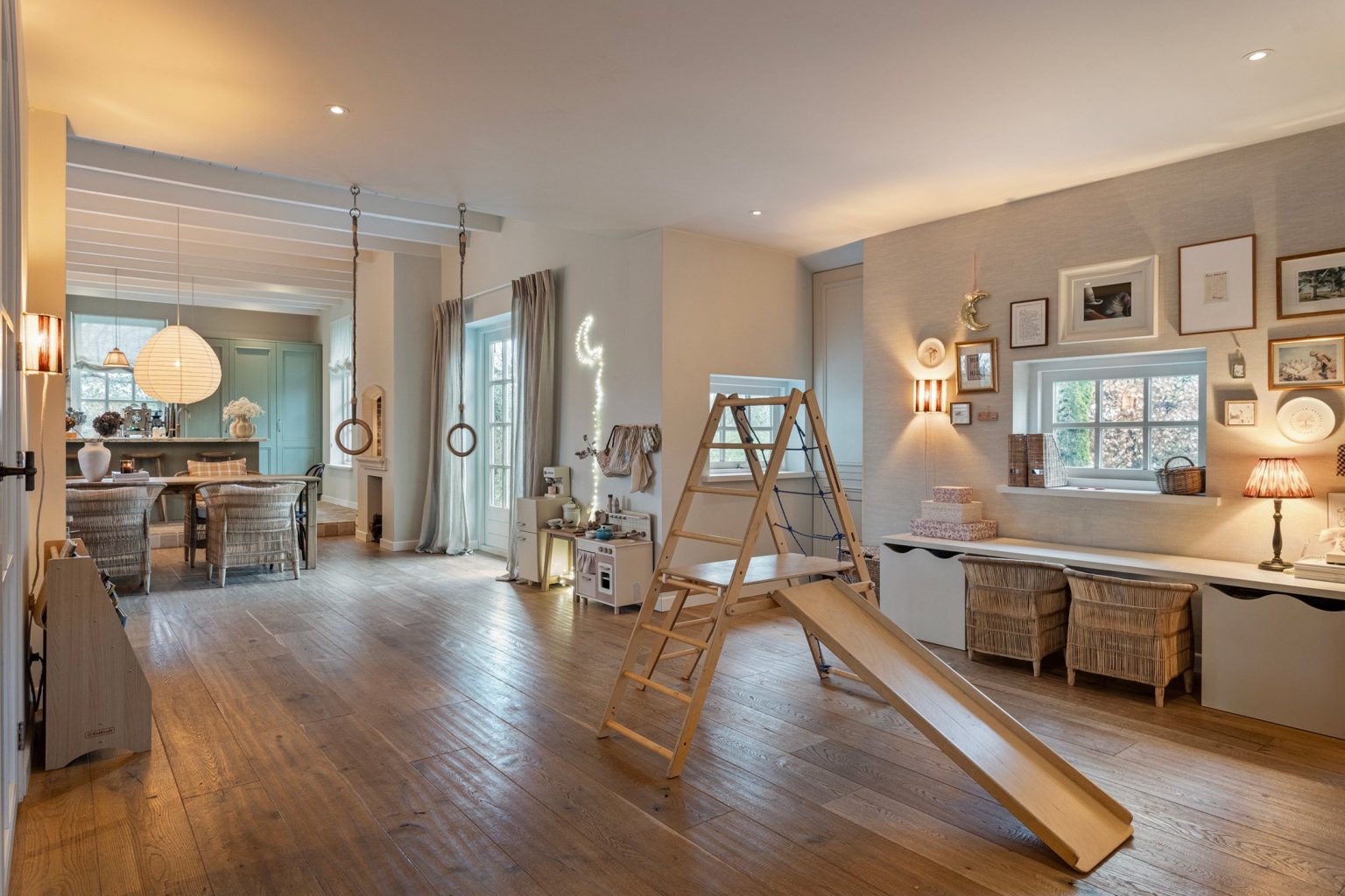 salle de jeux dans salon 