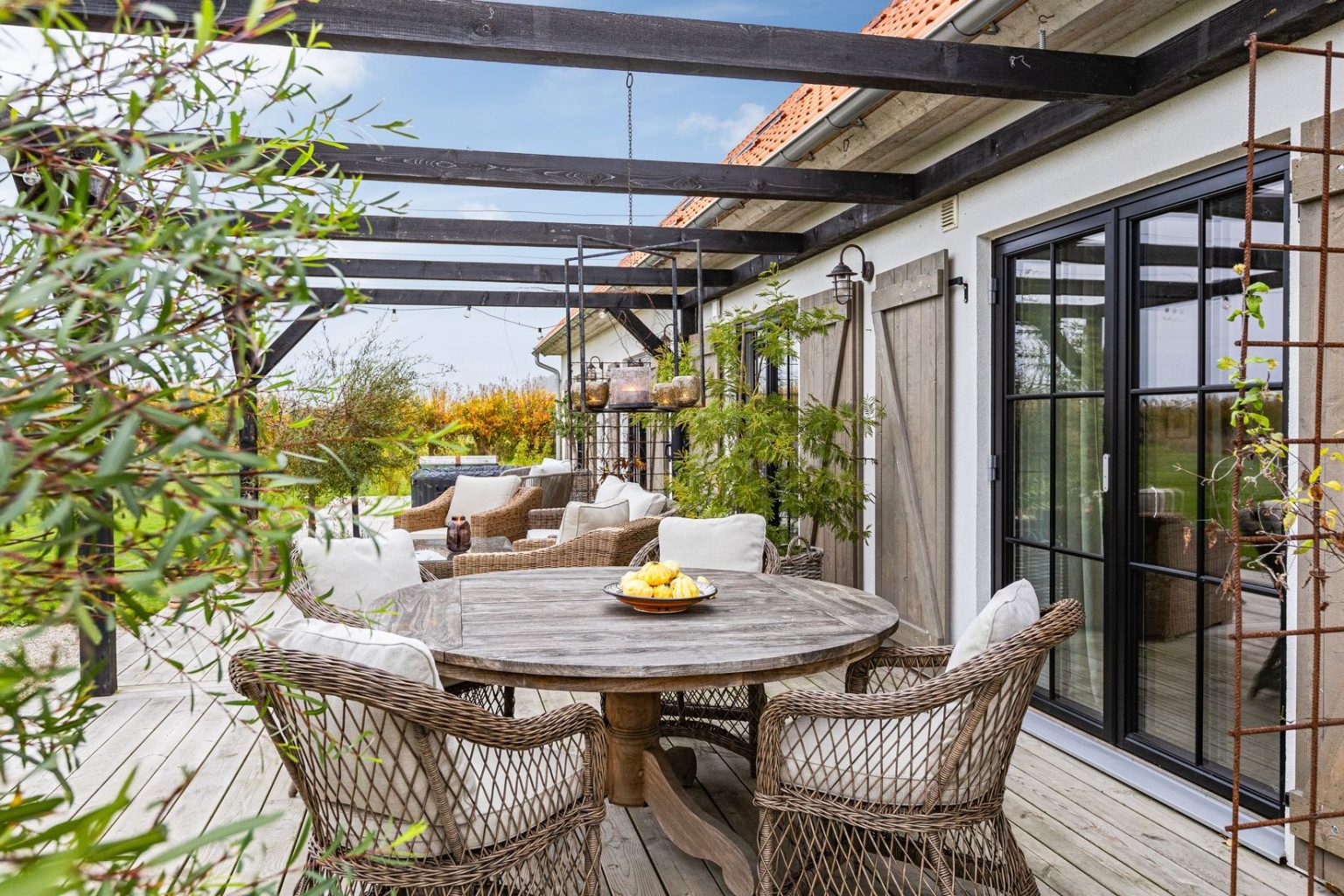 terrasse avec pergola