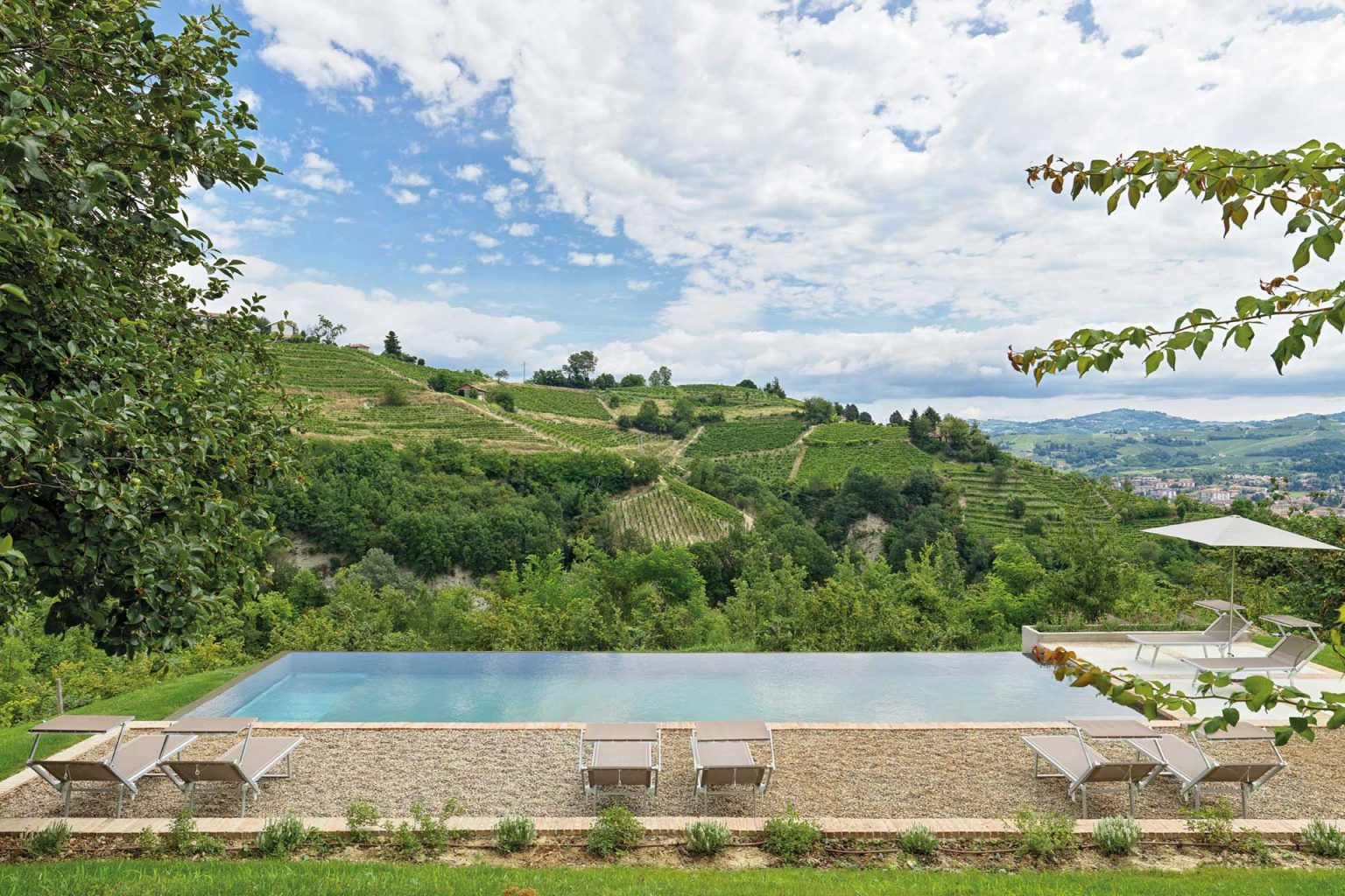 jardin avec piscine Casa Moscata