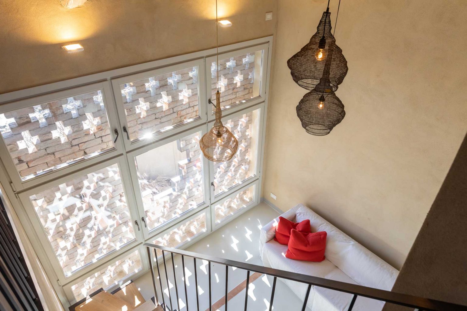 escalier maison de campagne Italie, Casa Moscata