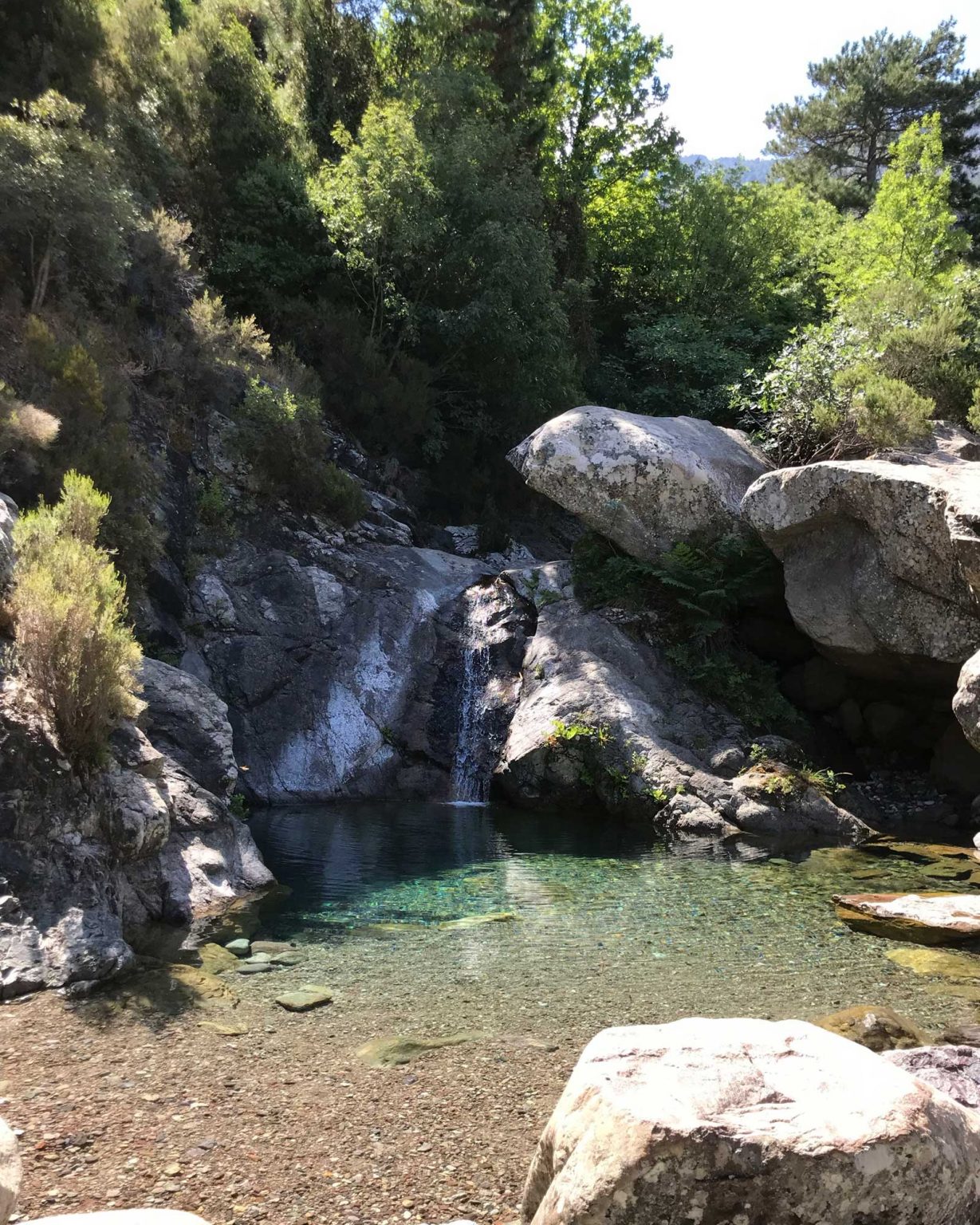 bassin avec cascade