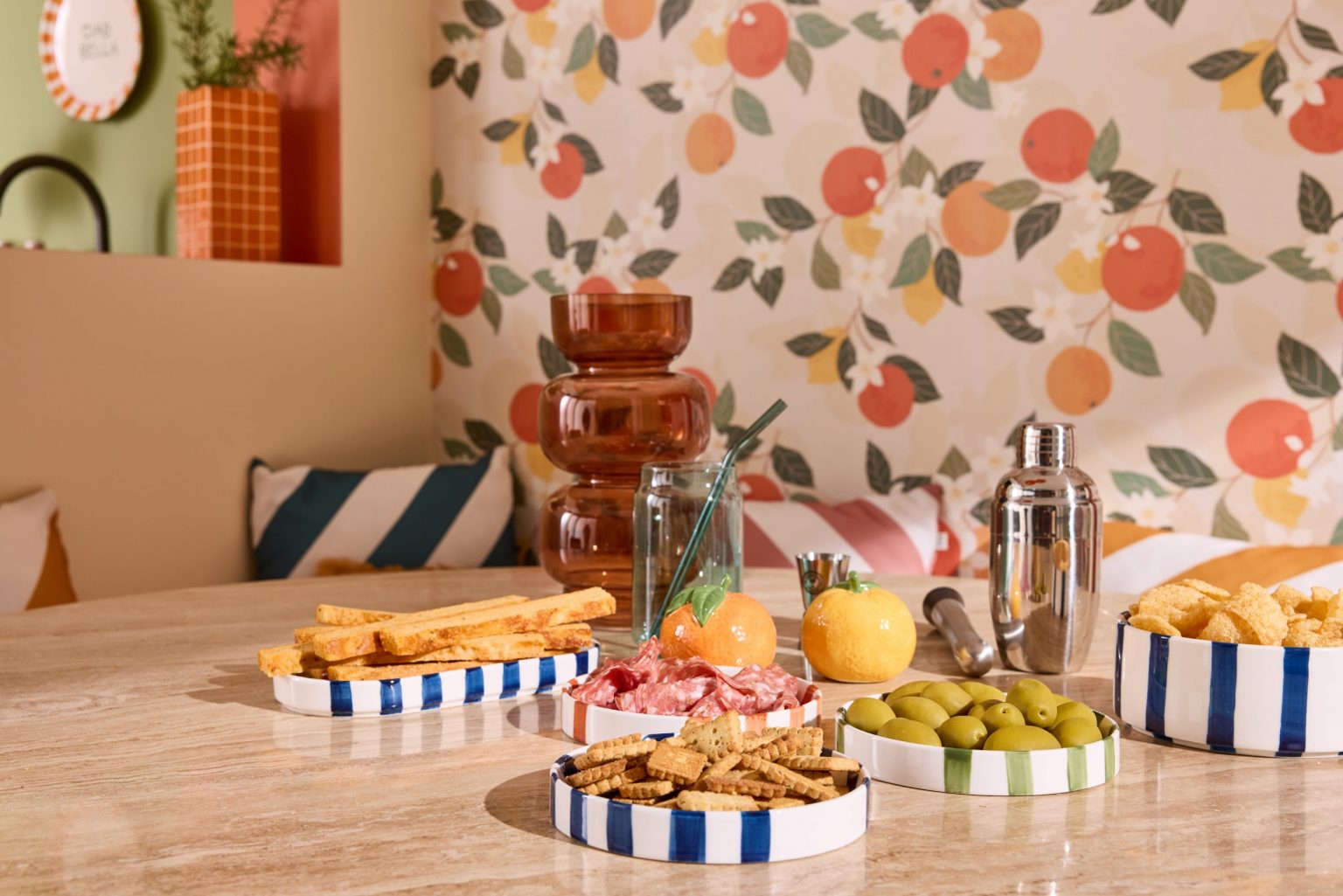 table avec apéritif La Dolce Vita