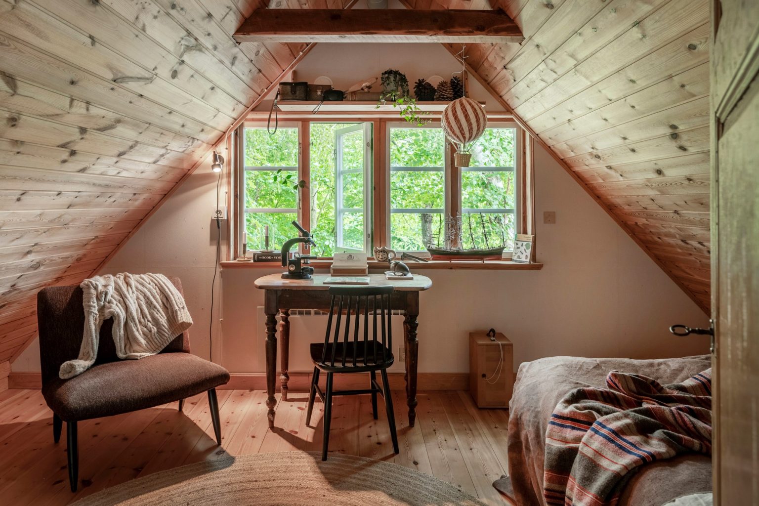 chambre rustique mansardée