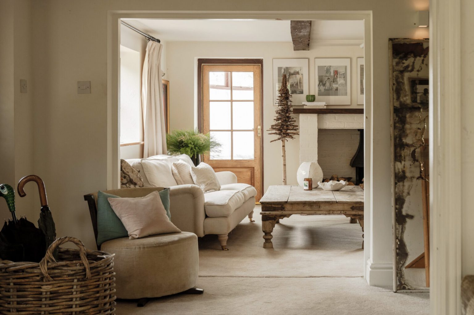 salon ferme rénovée