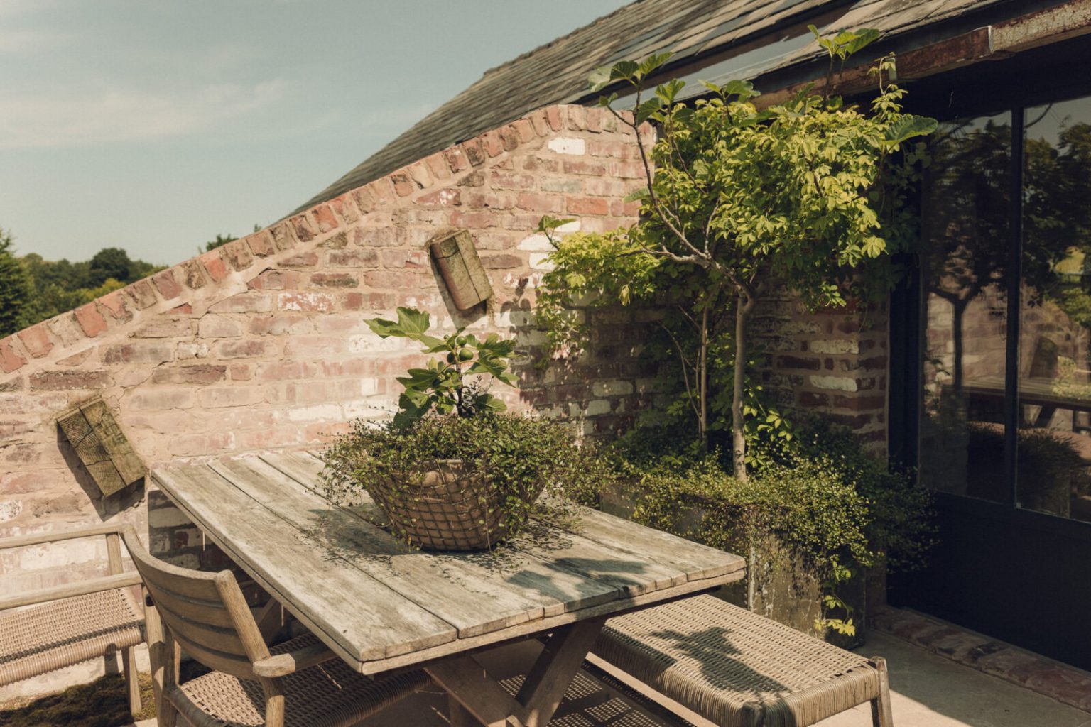 terrasse maison ancienne