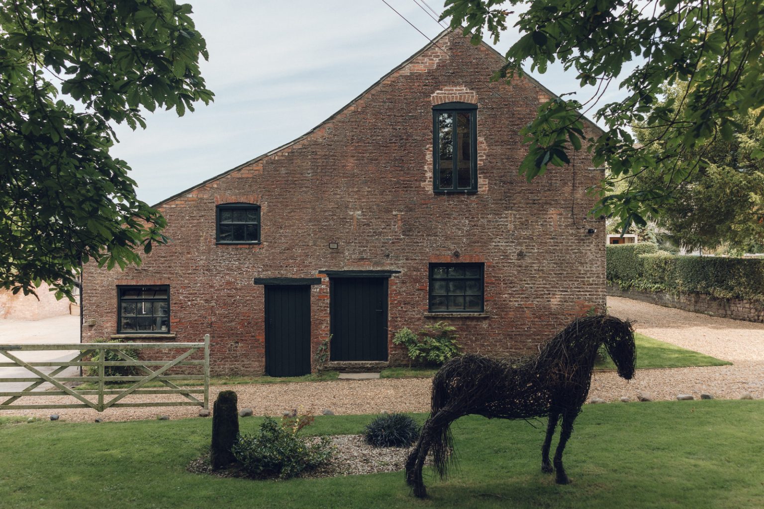 ferme rénovée en briques