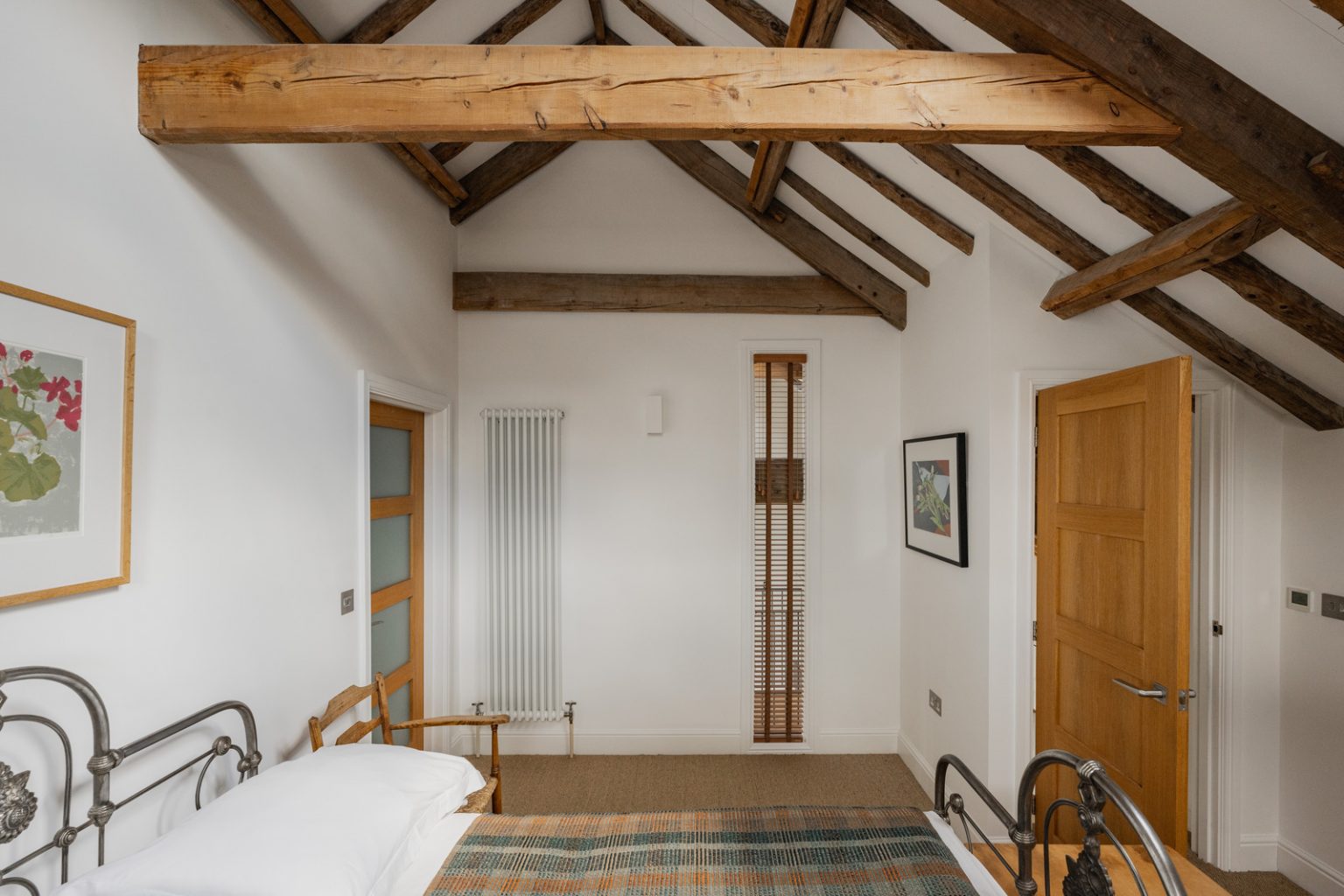 chambre avec poutres