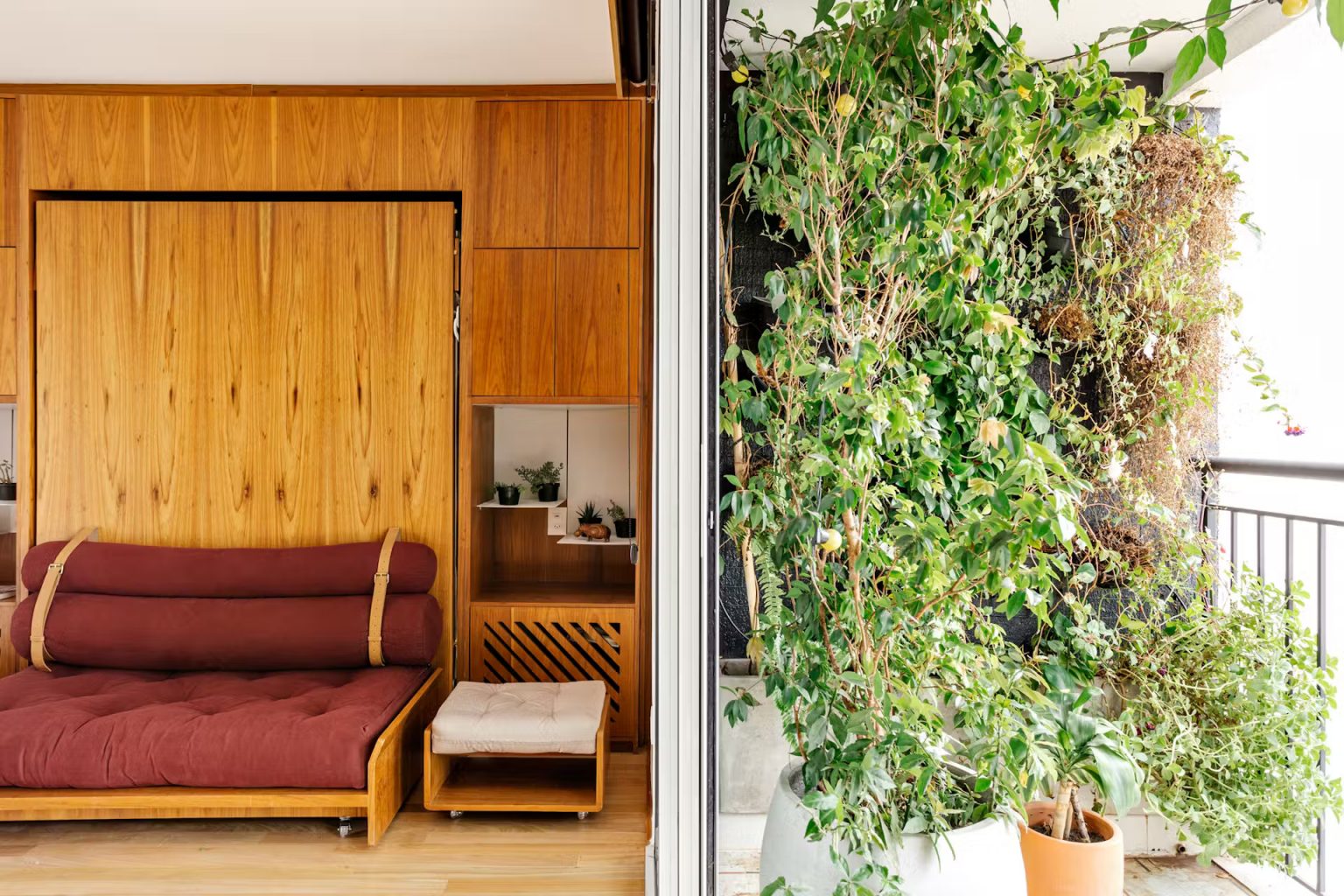 salon avec balcon