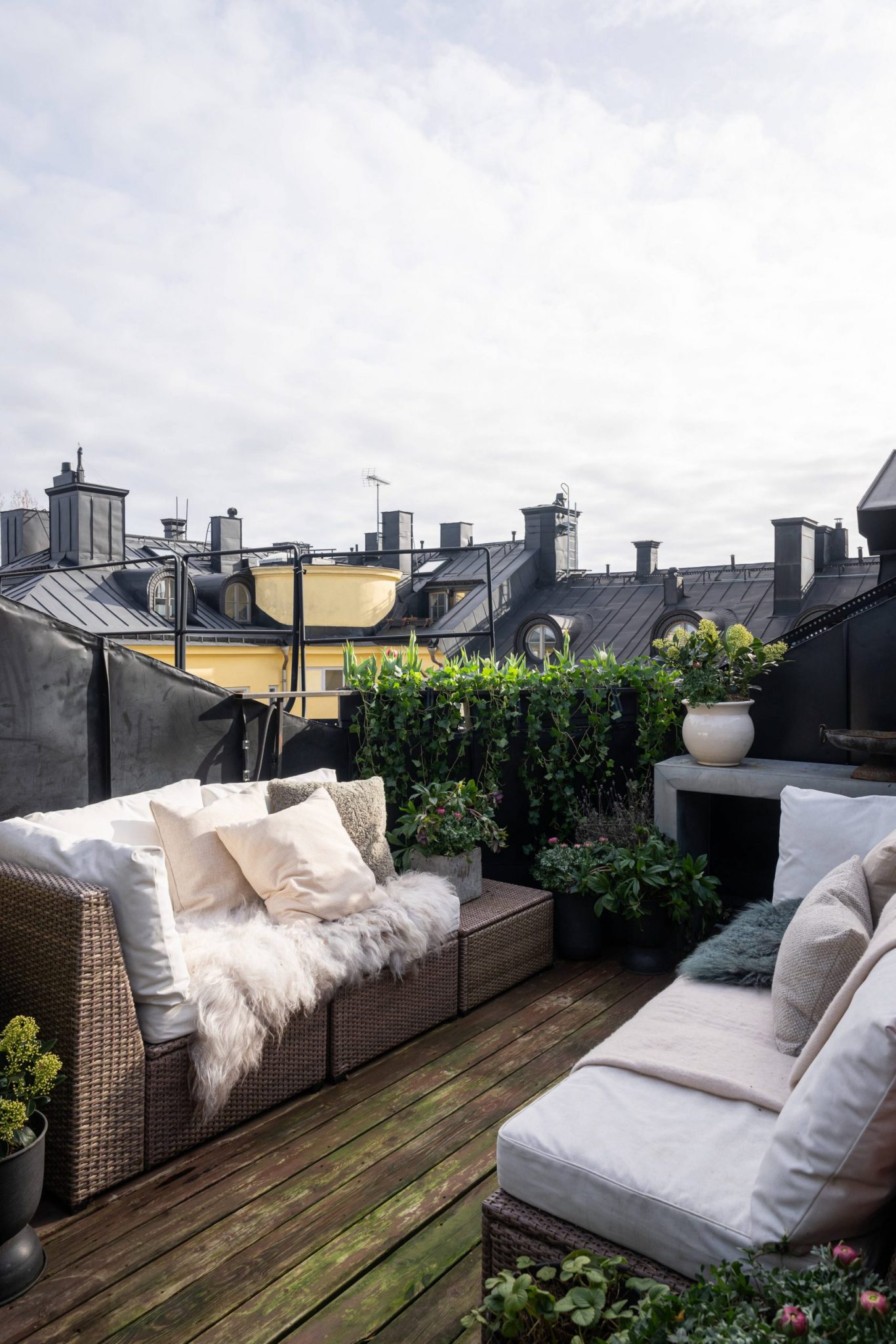 terrasse en plein ciel