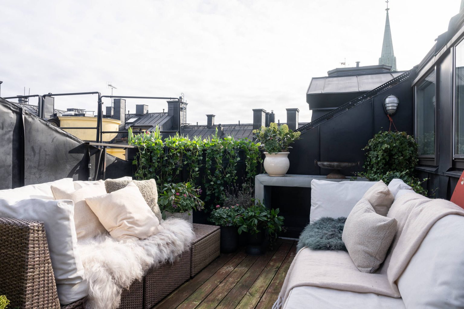 terrasse en plein ciel