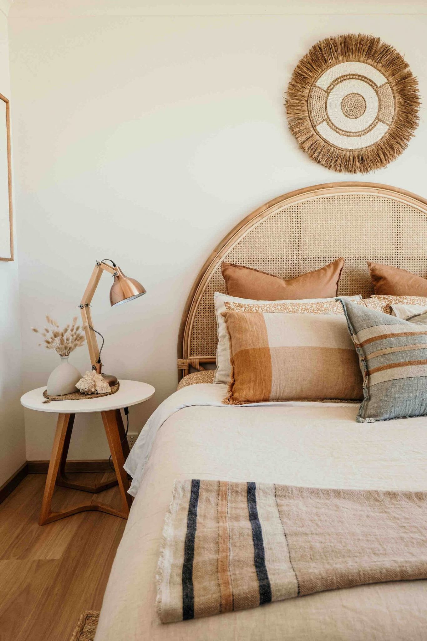 chambre décoration naturelle maison de plage