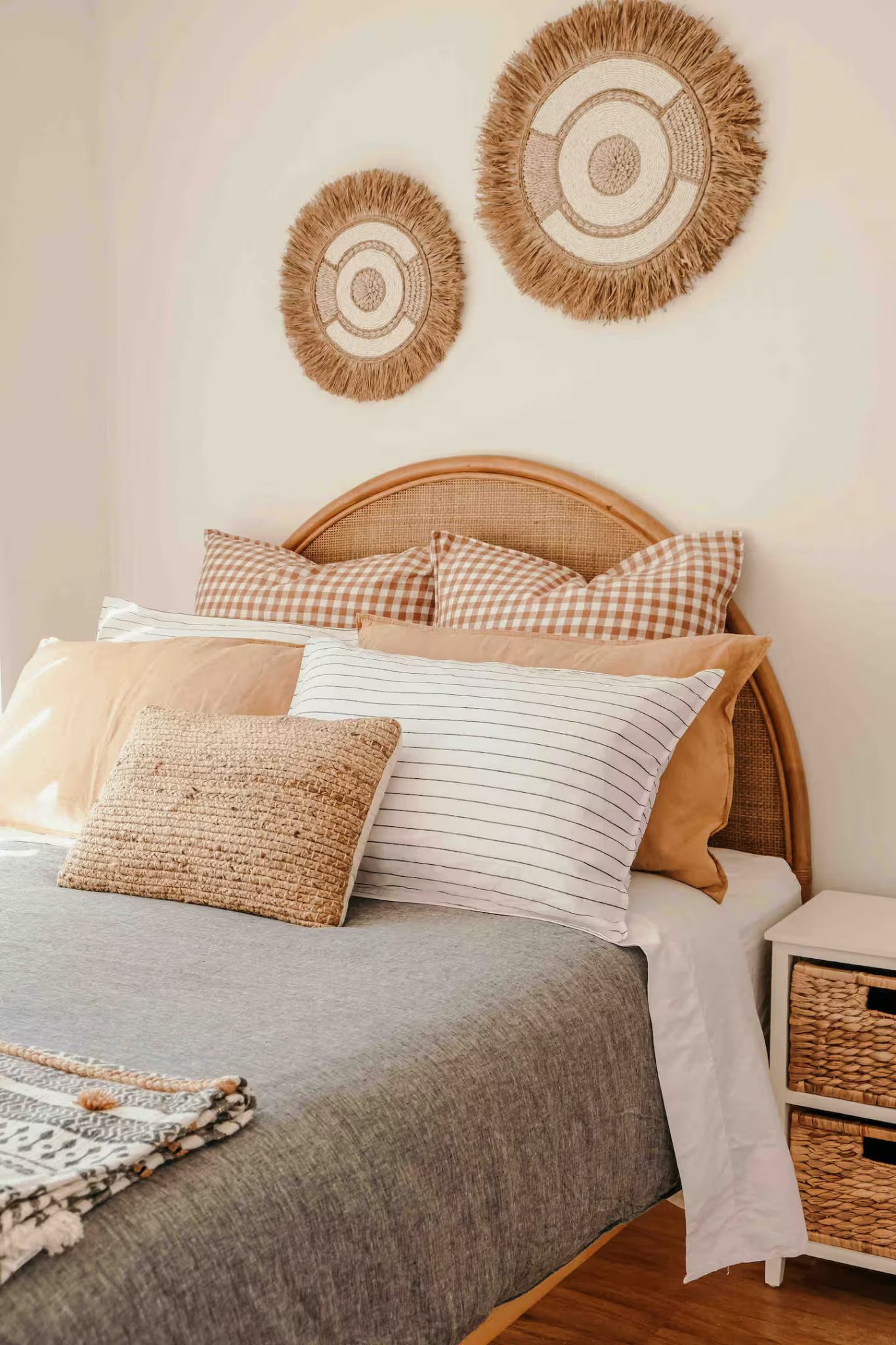 chambre décoration naturelle maison de plage