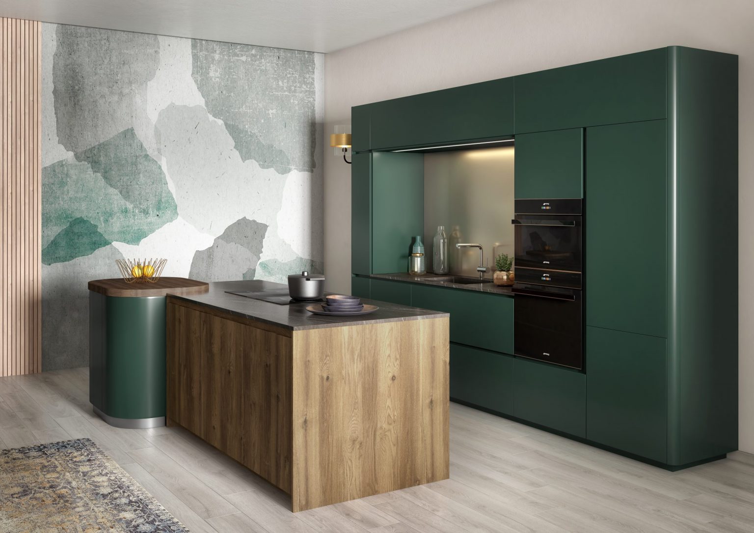 cuisine verte design Cuisine Plus
