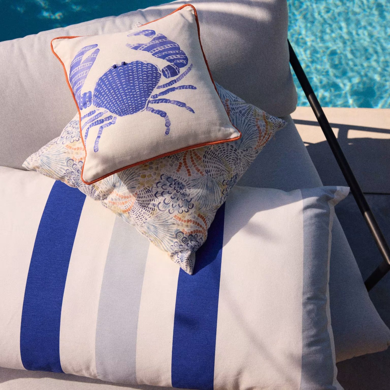 coussin Maisons du Monde collection French Riviera