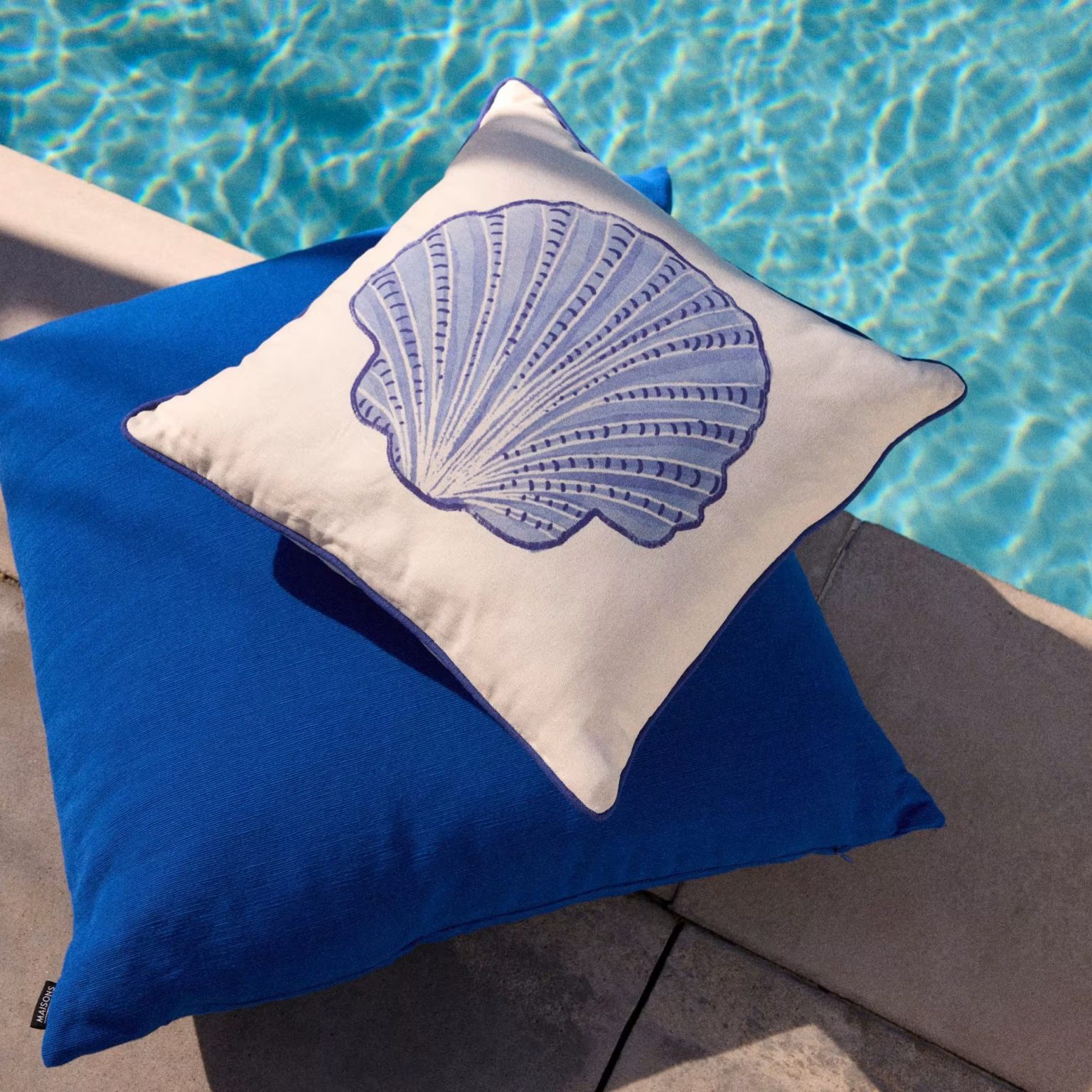 coussin Maisons du Monde collection French Riviera