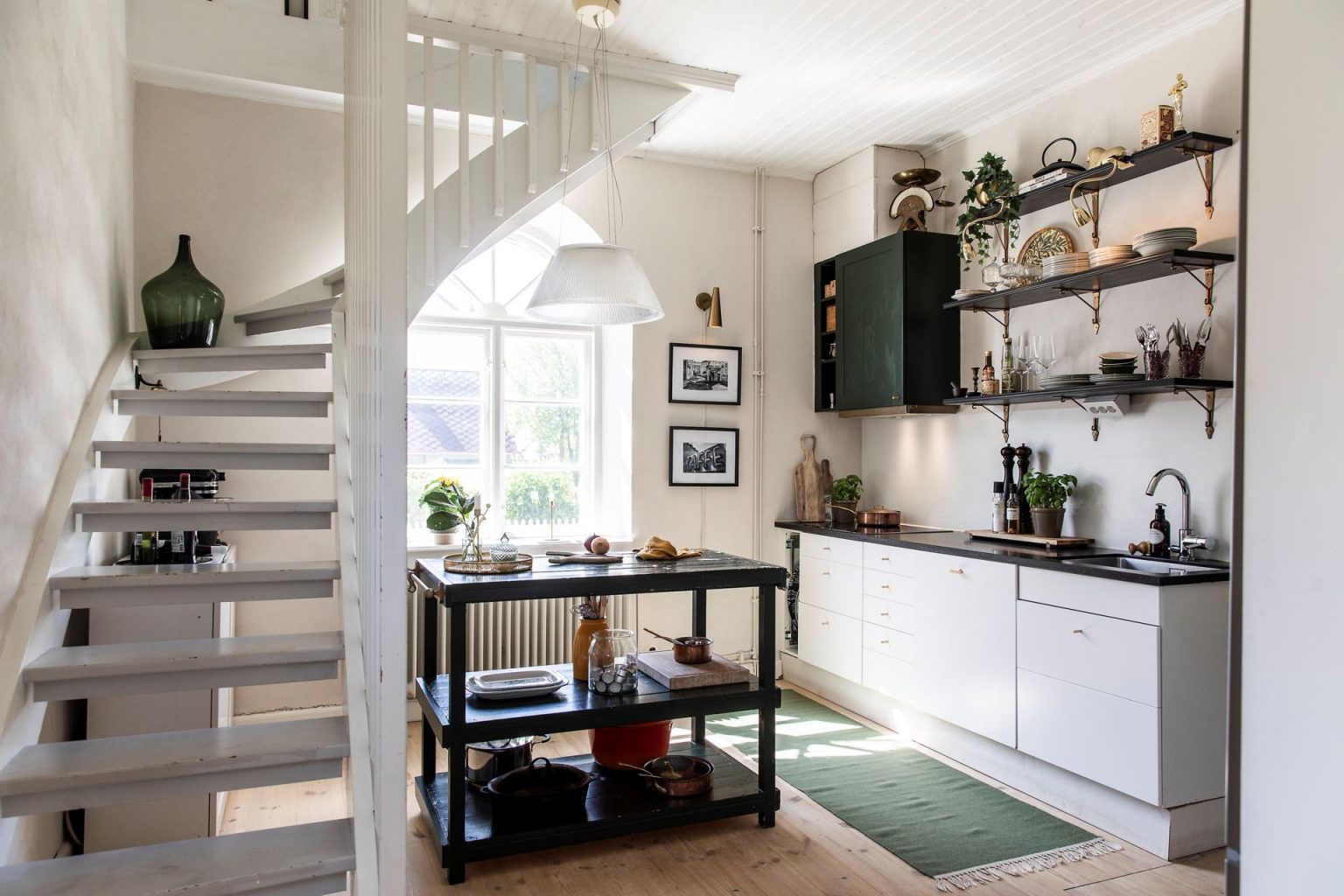cuisine design maison 19e siècle décoration scandinave