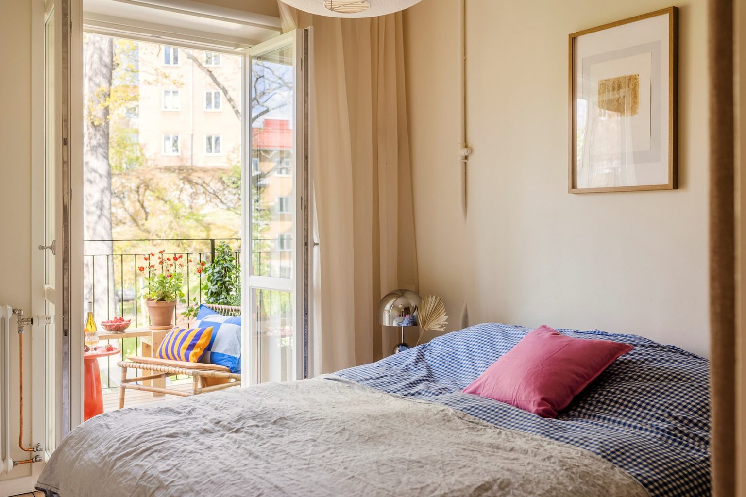 chambre avec balcon