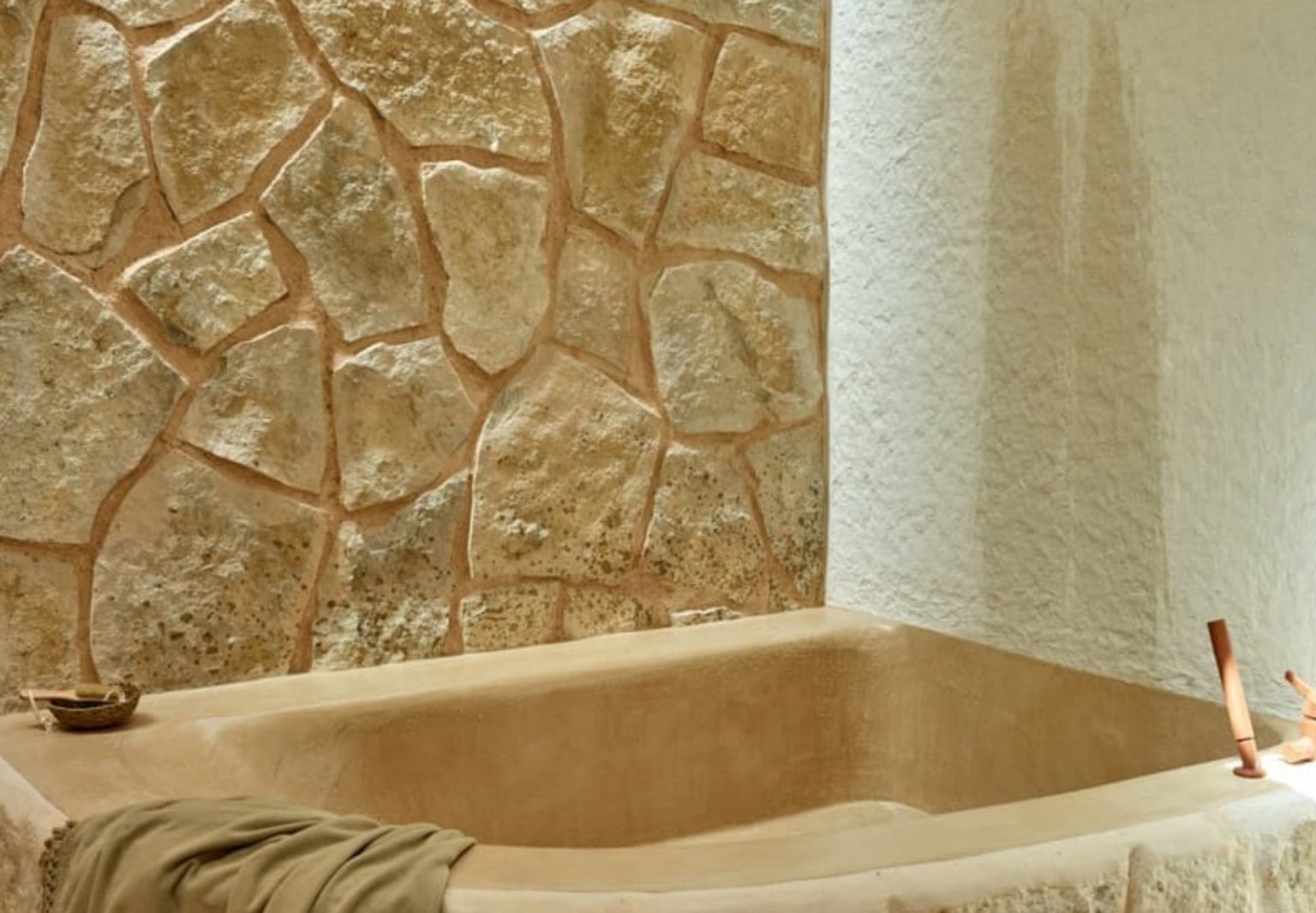 salle de bain décoration rustique chic