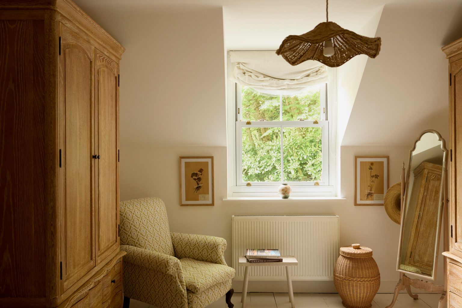 chambre décoration rustique chic maison anglaise