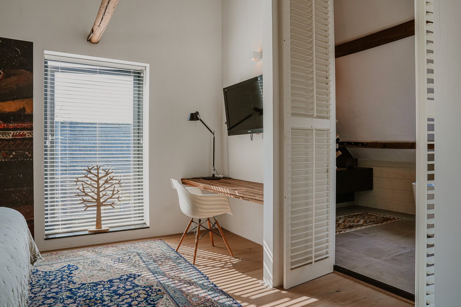 espace bureau dans chambre