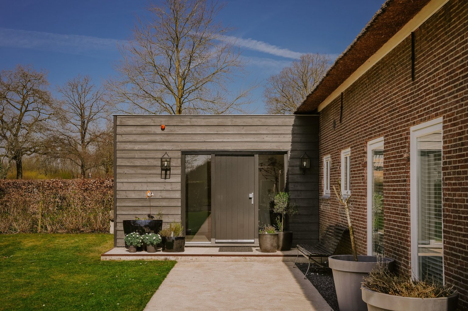 extension bois sur maison