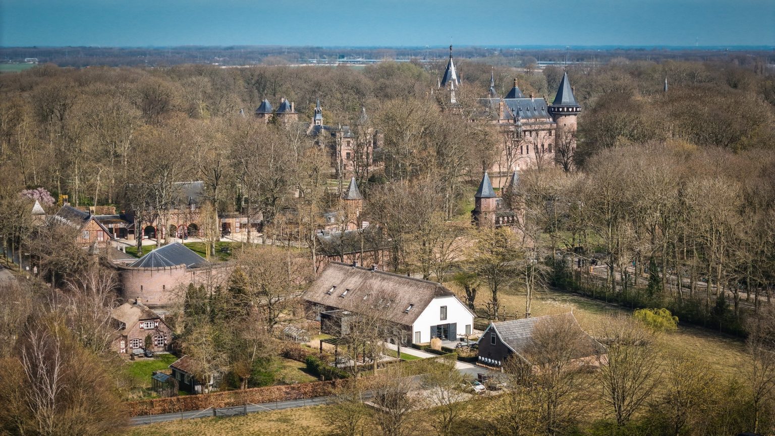 paysage Pays-Bas avec Château de Haar (Kasteel de Haar)