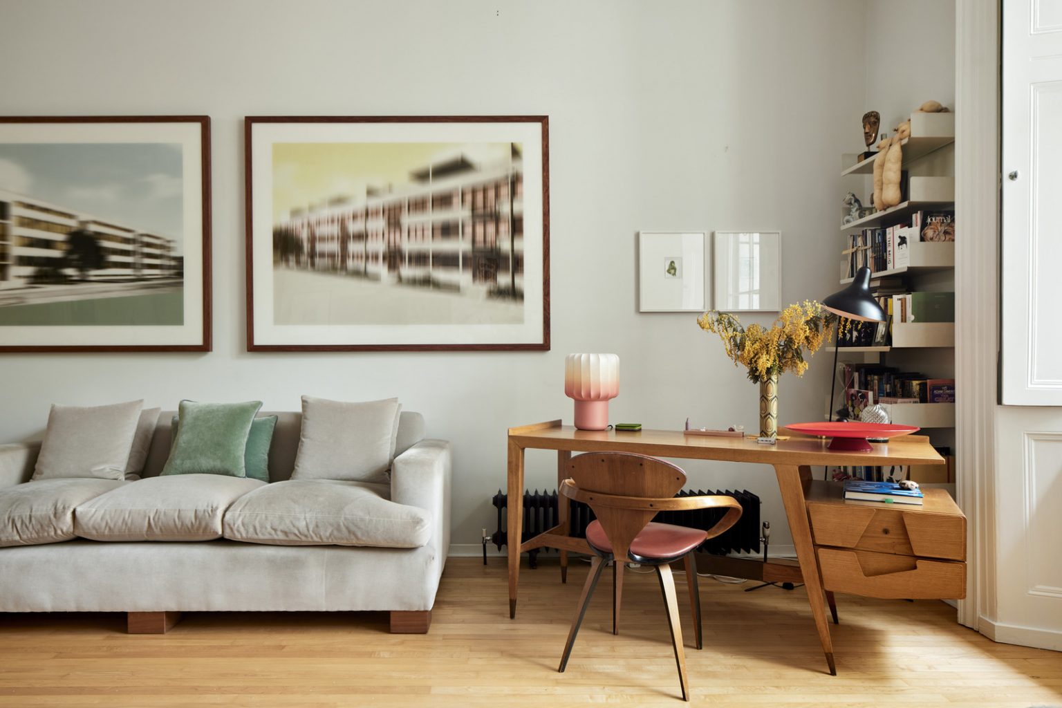 salon duplex au design original Londres