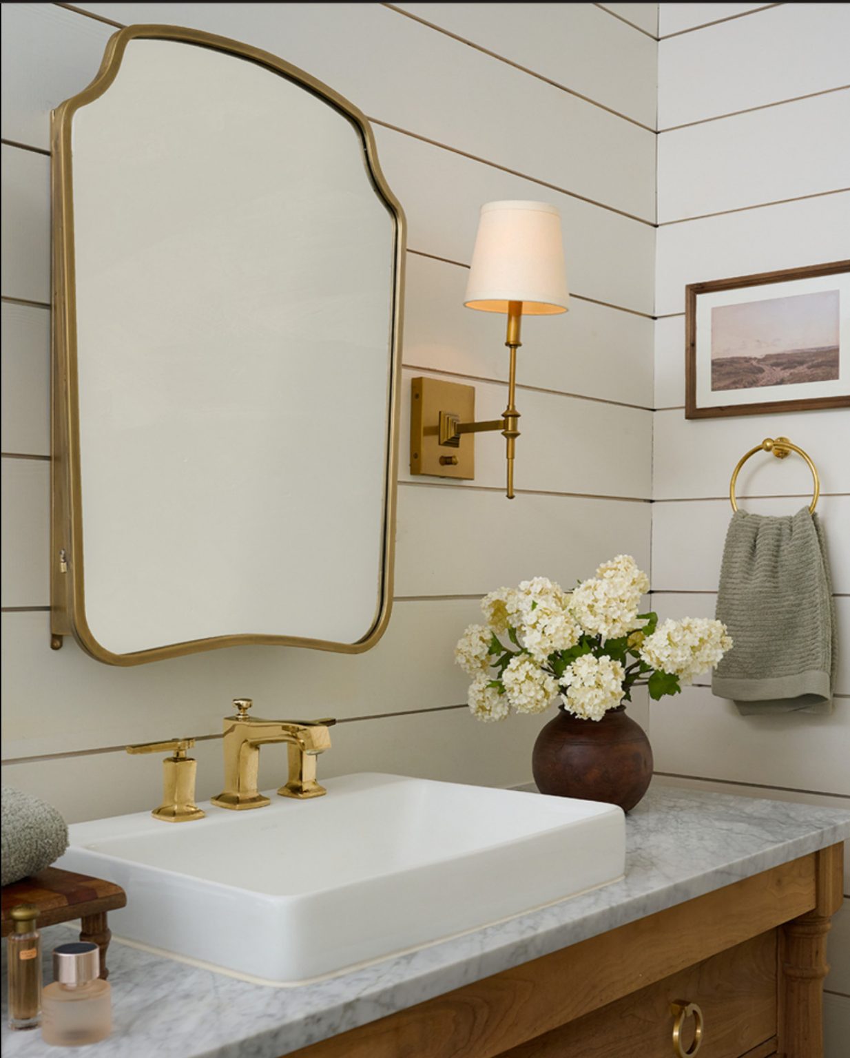 salle de bain décoration classique chic