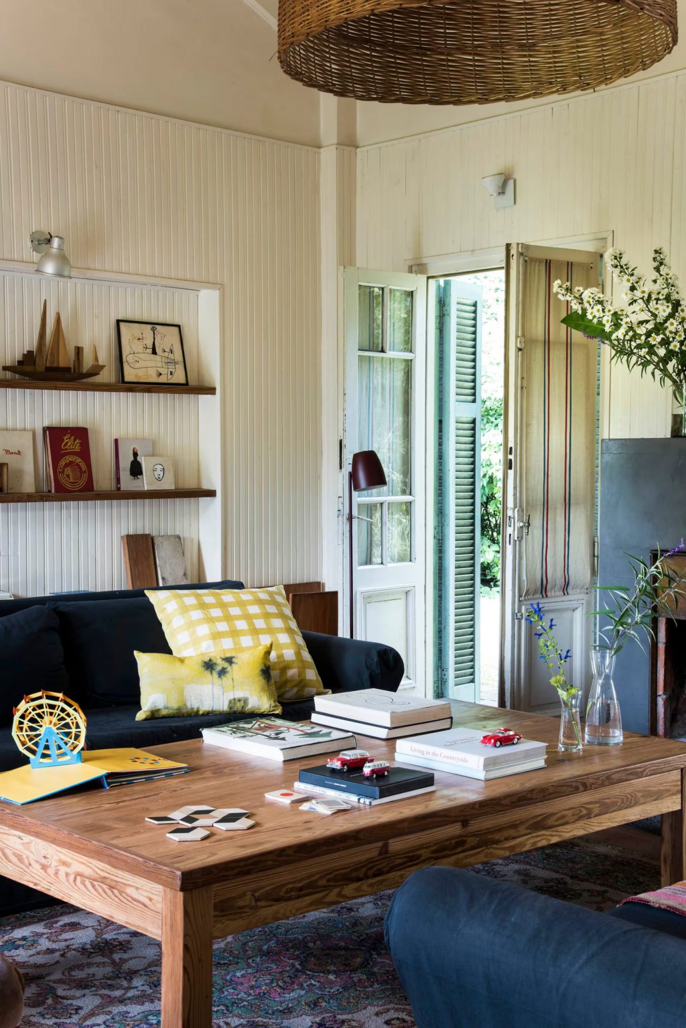 salon rustique chic maison de campagne
