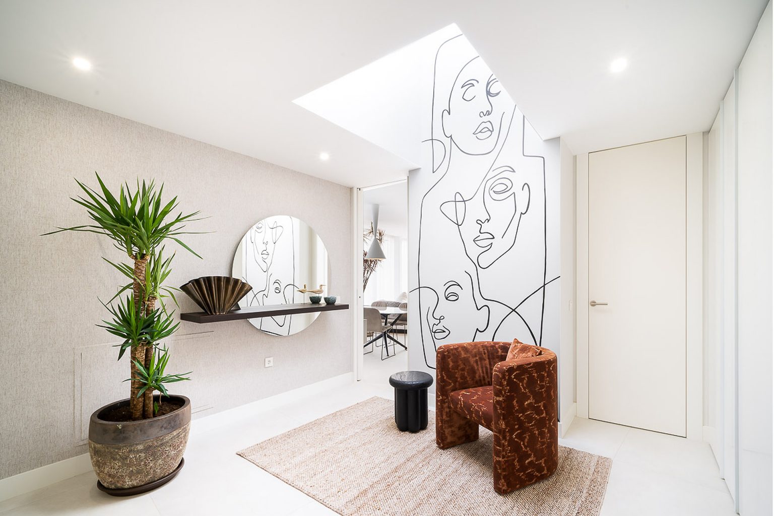 entrée décoration contemporaine