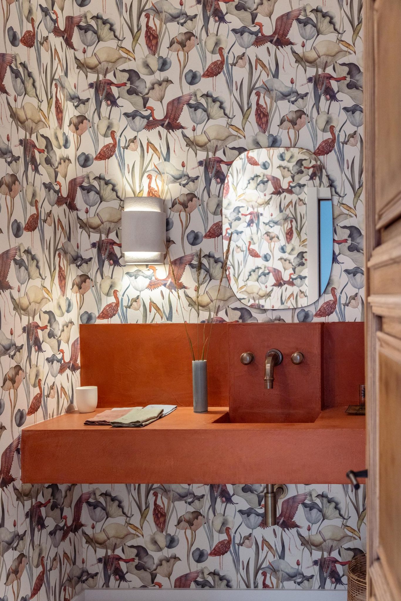 toilettes mur papier-peint