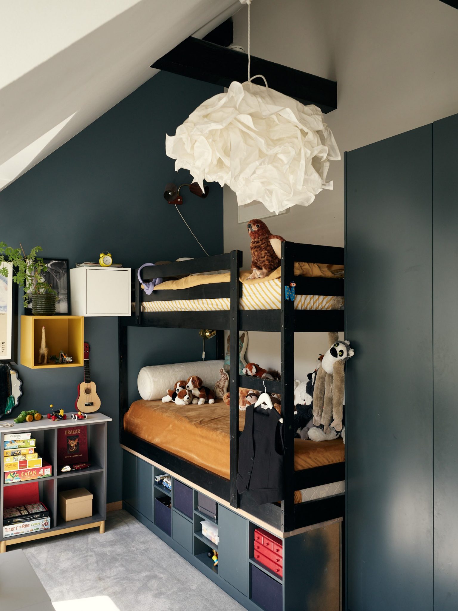 chambre mansardée lits superposés