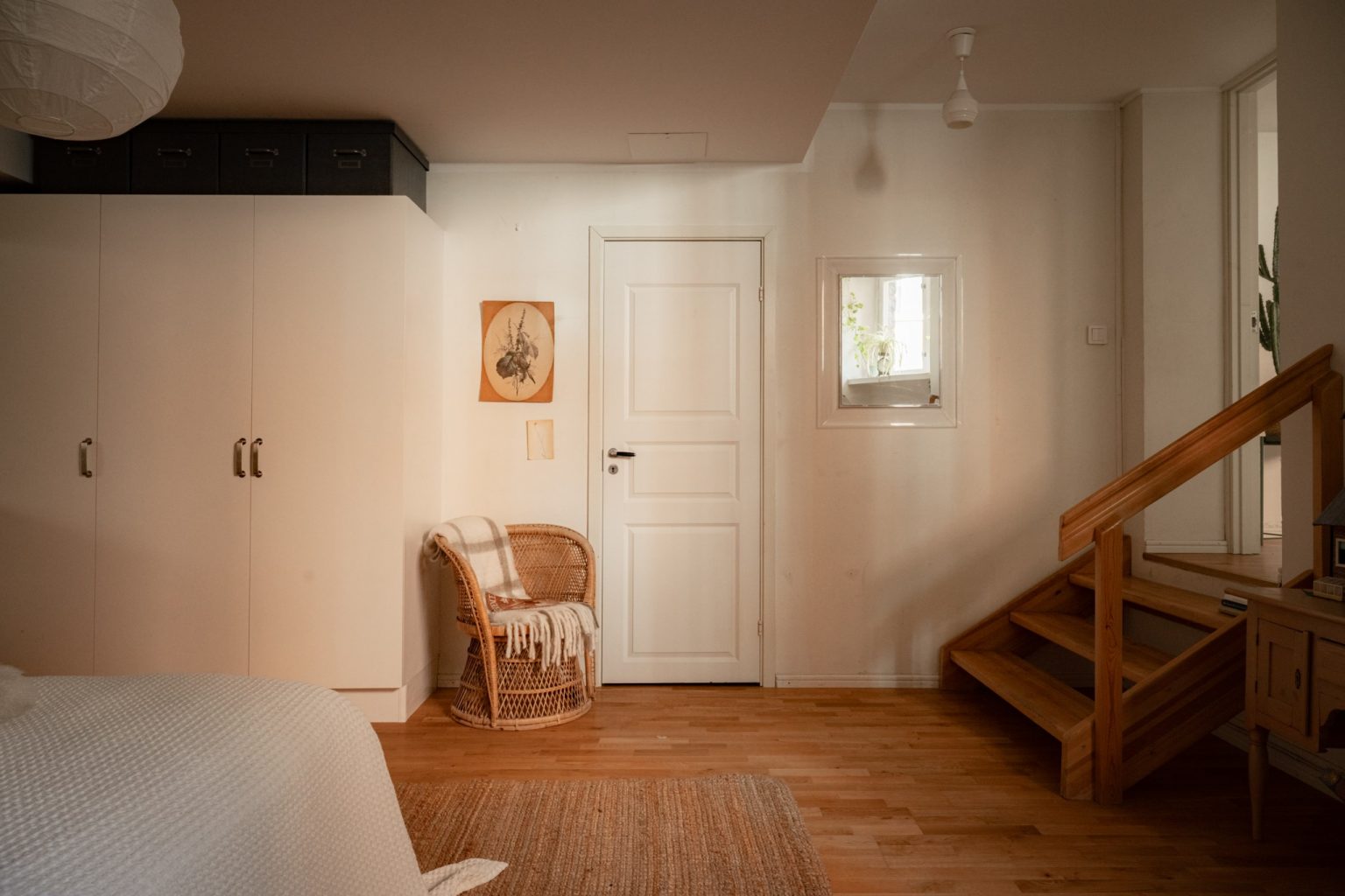 chambre avec escalier