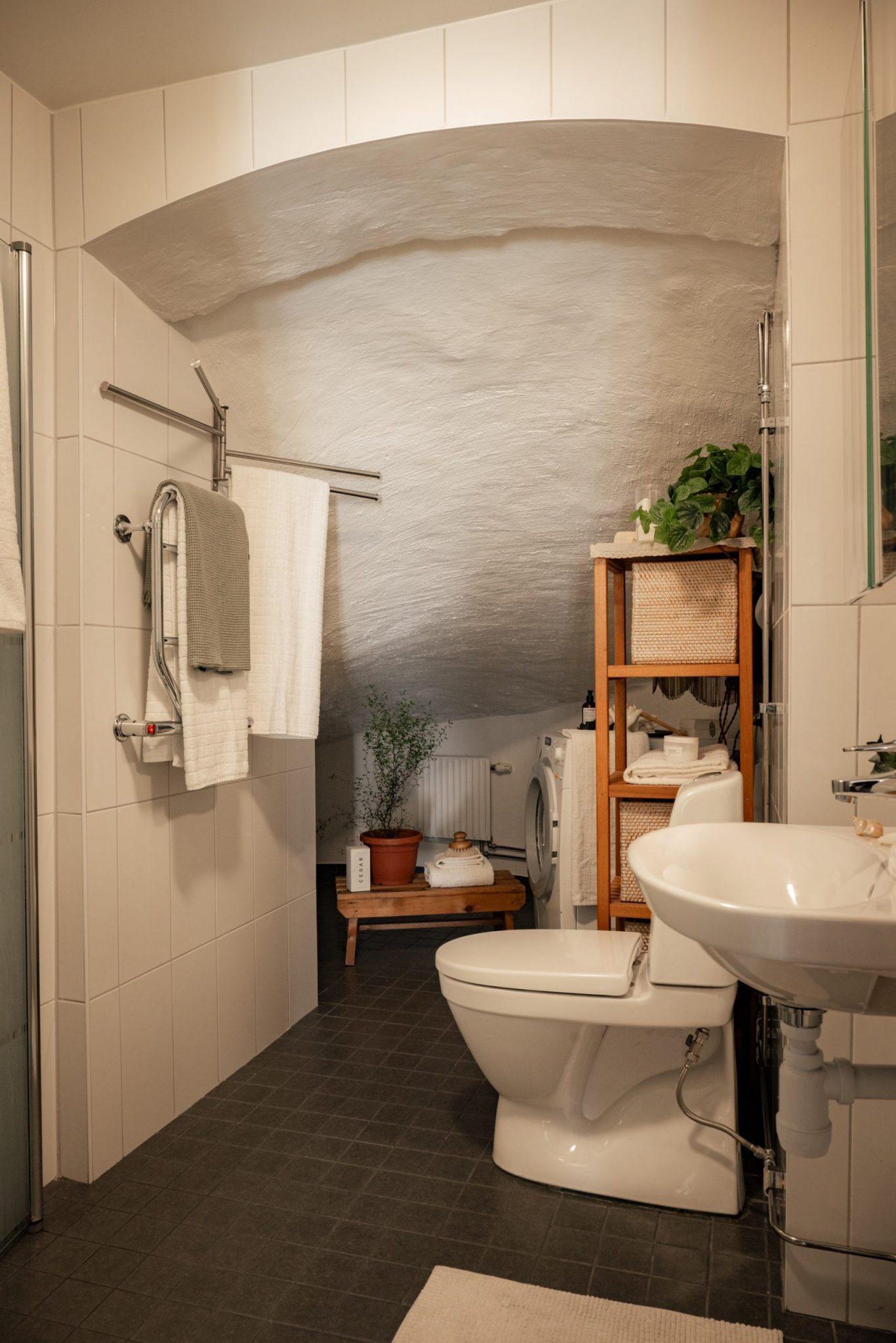 salle de bain rétro