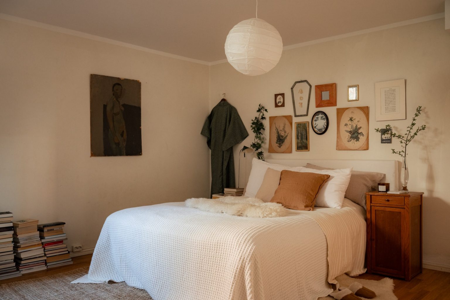 chambre décoration vintage et rustique