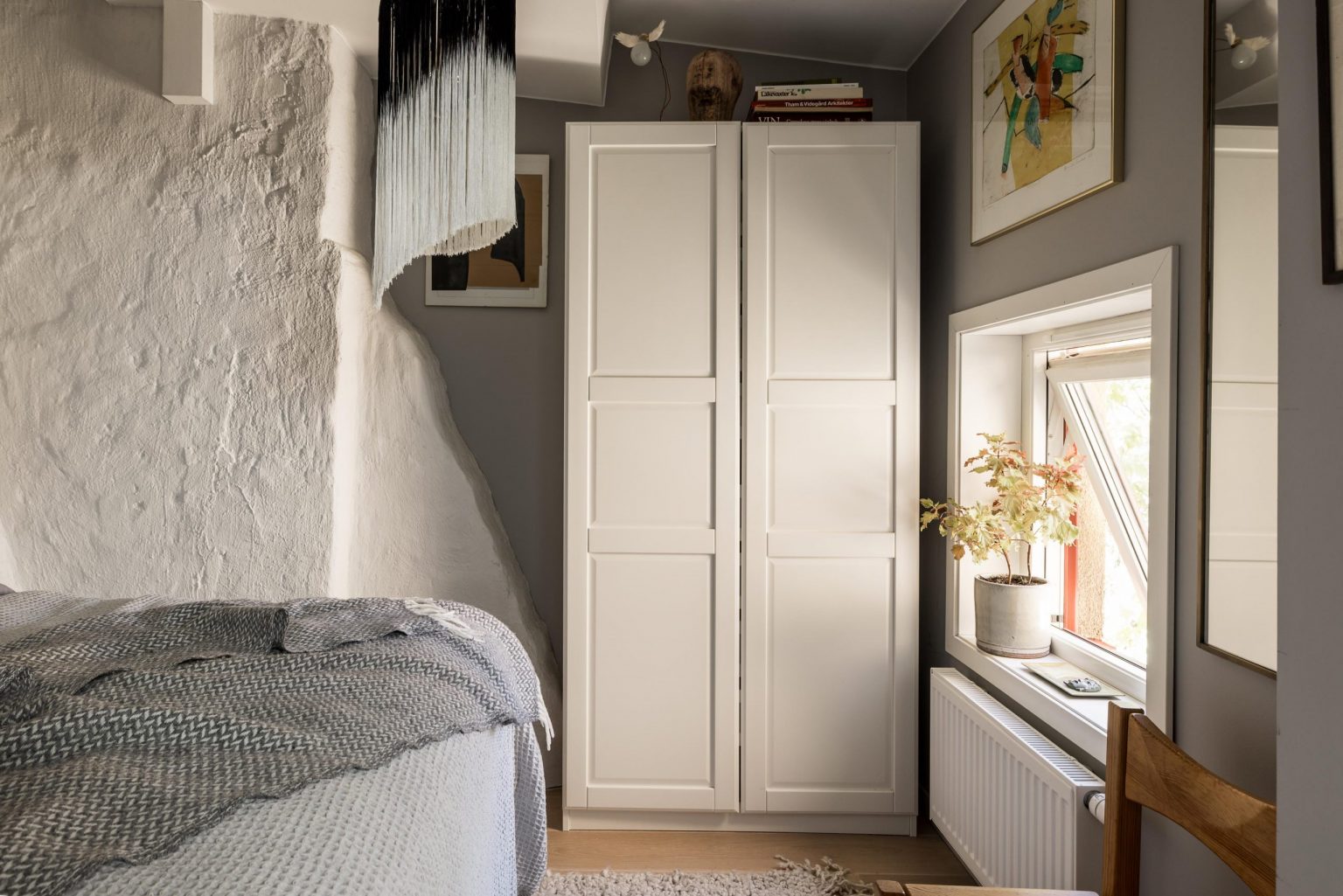 chambre deux-pièces mansardé de 37m2