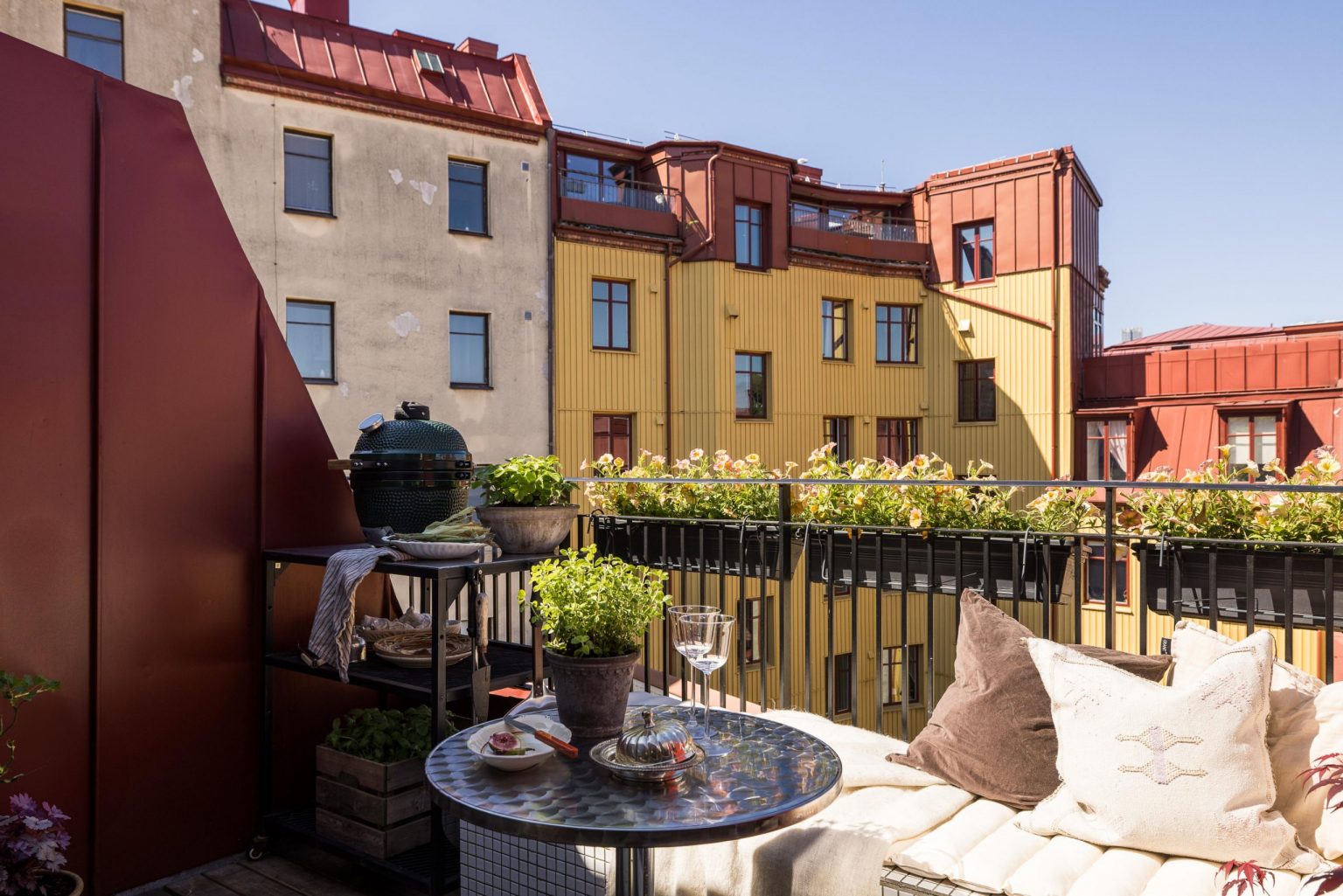 terrasse style tropézienne