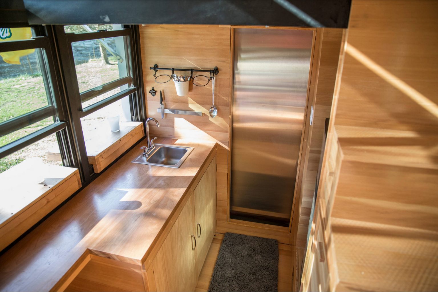 intérieur mini maison mobile